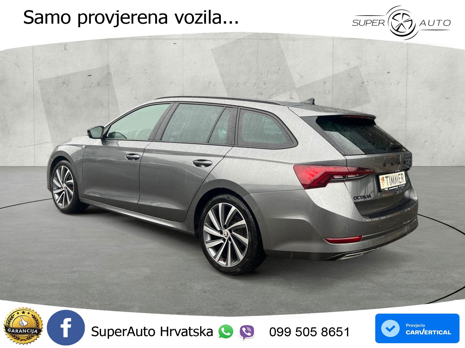Škoda Octavia Combi 2.0 TDI (150 KS) DSG SportLine LED+GR SJED+ACC