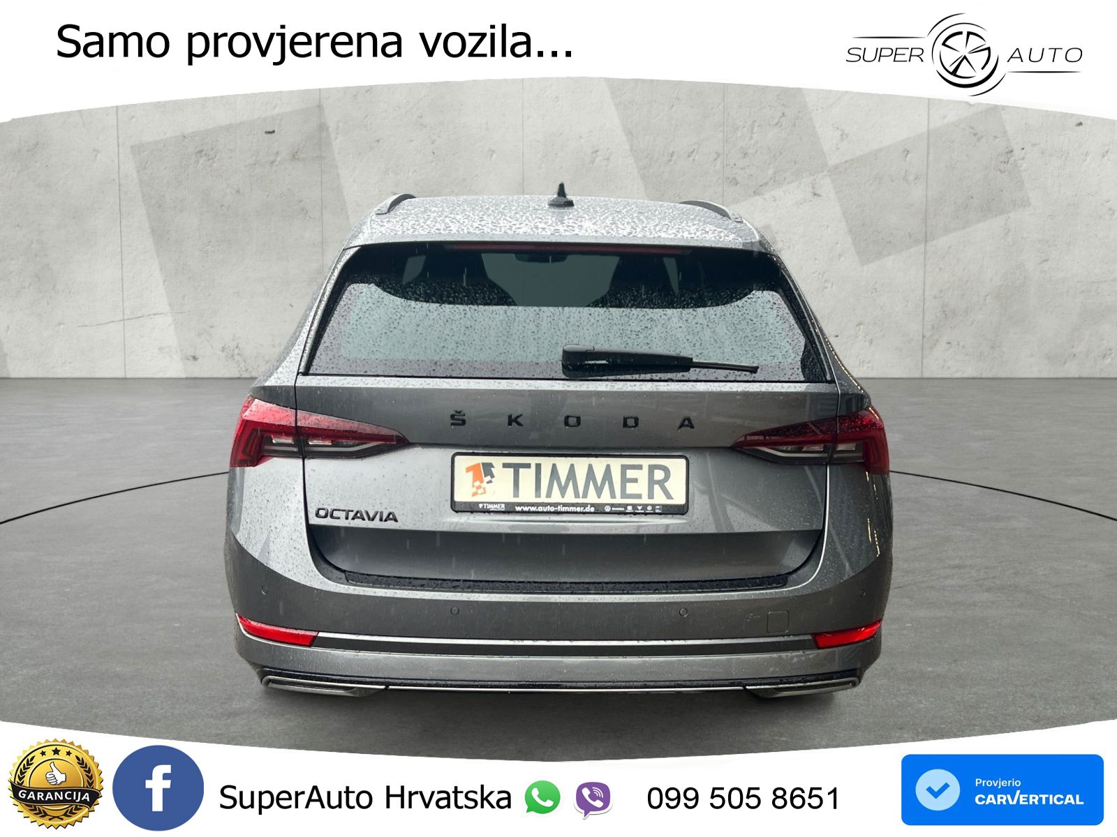 Škoda Octavia Combi 2.0 TDI (150 KS) DSG SportLine LED+GR SJED+ACC