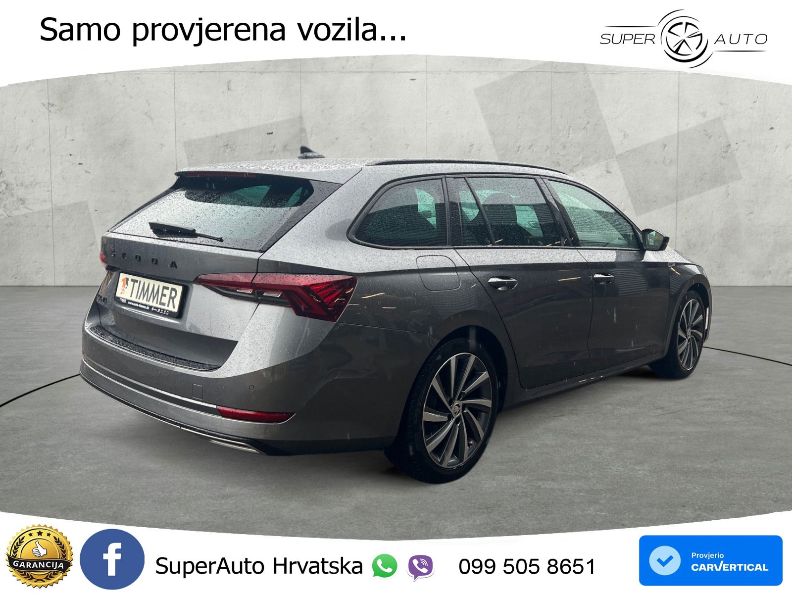 Škoda Octavia Combi 2.0 TDI (150 KS) DSG SportLine LED+GR SJED+ACC