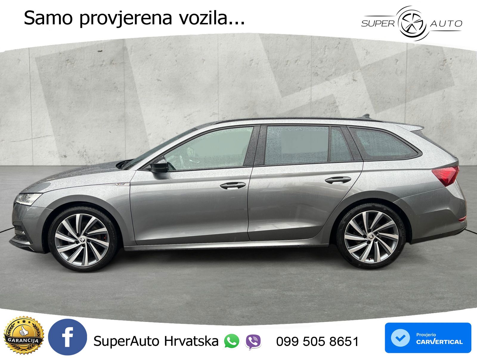 Škoda Octavia Combi 2.0 TDI (150 KS) DSG SportLine LED+GR SJED+ACC