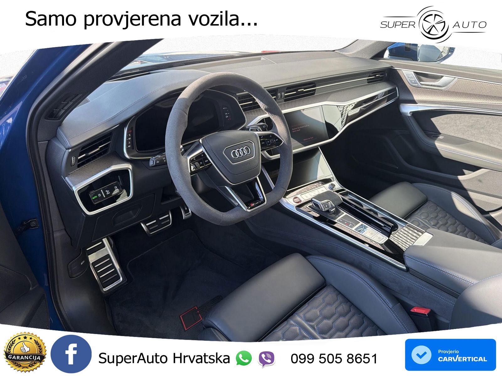 Audi RS6 Avant 4.0 TFSI V8 performance (630 KS)  quattro tiptronic ACC+HEAD+4xGR SJED+360+PANO
