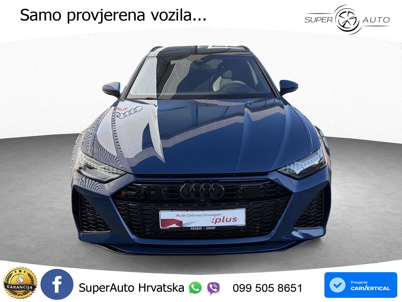 Audi RS6 Avant 4.0 TFSI V8 performance (630 KS)  quattro tiptronic ACC+HEAD+4xGR SJED+360+PANO