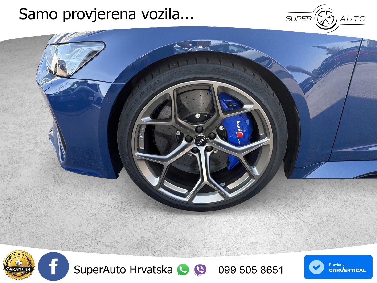 Audi RS6 Avant 4.0 TFSI V8 performance (630 KS)  quattro tiptronic ACC+HEAD+4xGR SJED+360+PANO