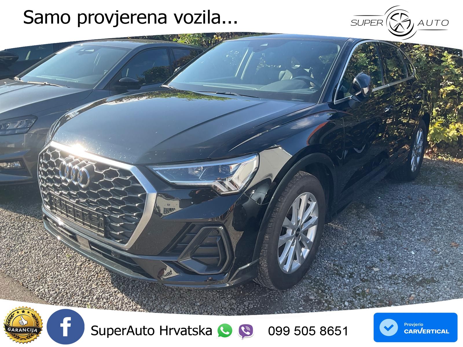 Audi Q3 Sportback 35 TFSI (150 KS) S tronic LED+GR SJED+ACC