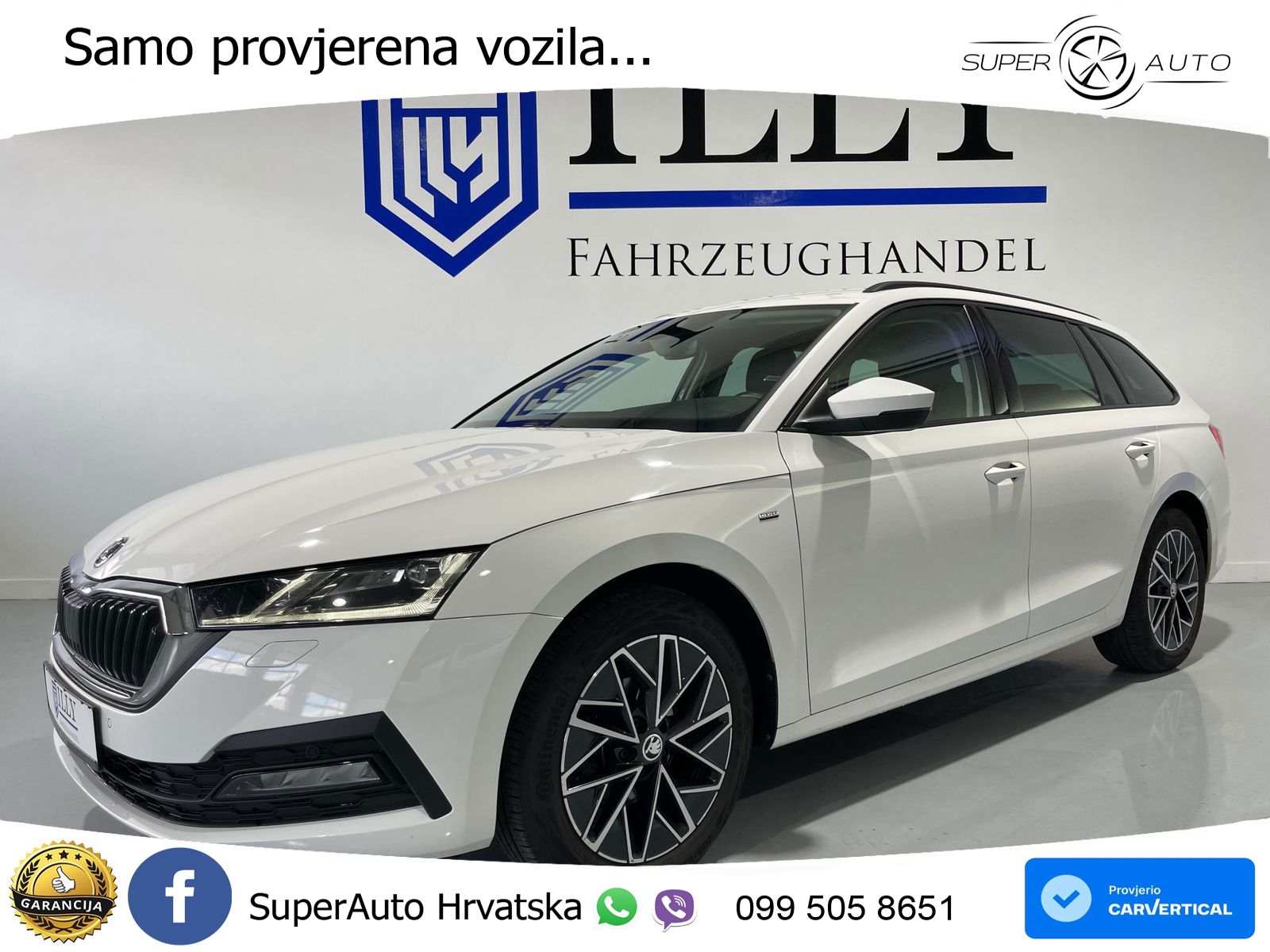 Škoda Octavia Combi 2.0 TDI (150 KS) DSG LED+GR SJED+ACC