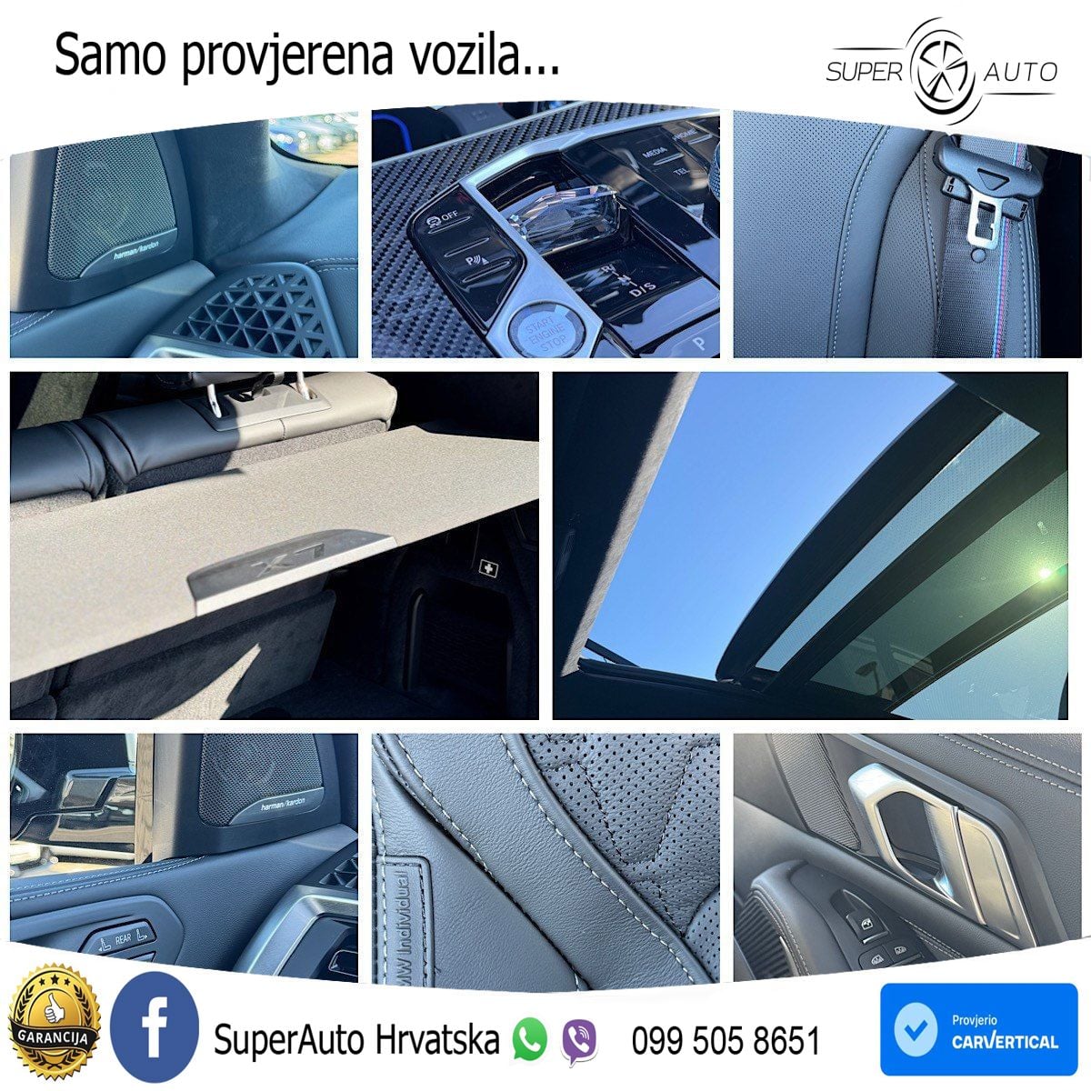 BMW X7 40d (352 KS) xDrive Steptronic M Sport ZRAČNI+ACC+GR SJED+KAM+PANO