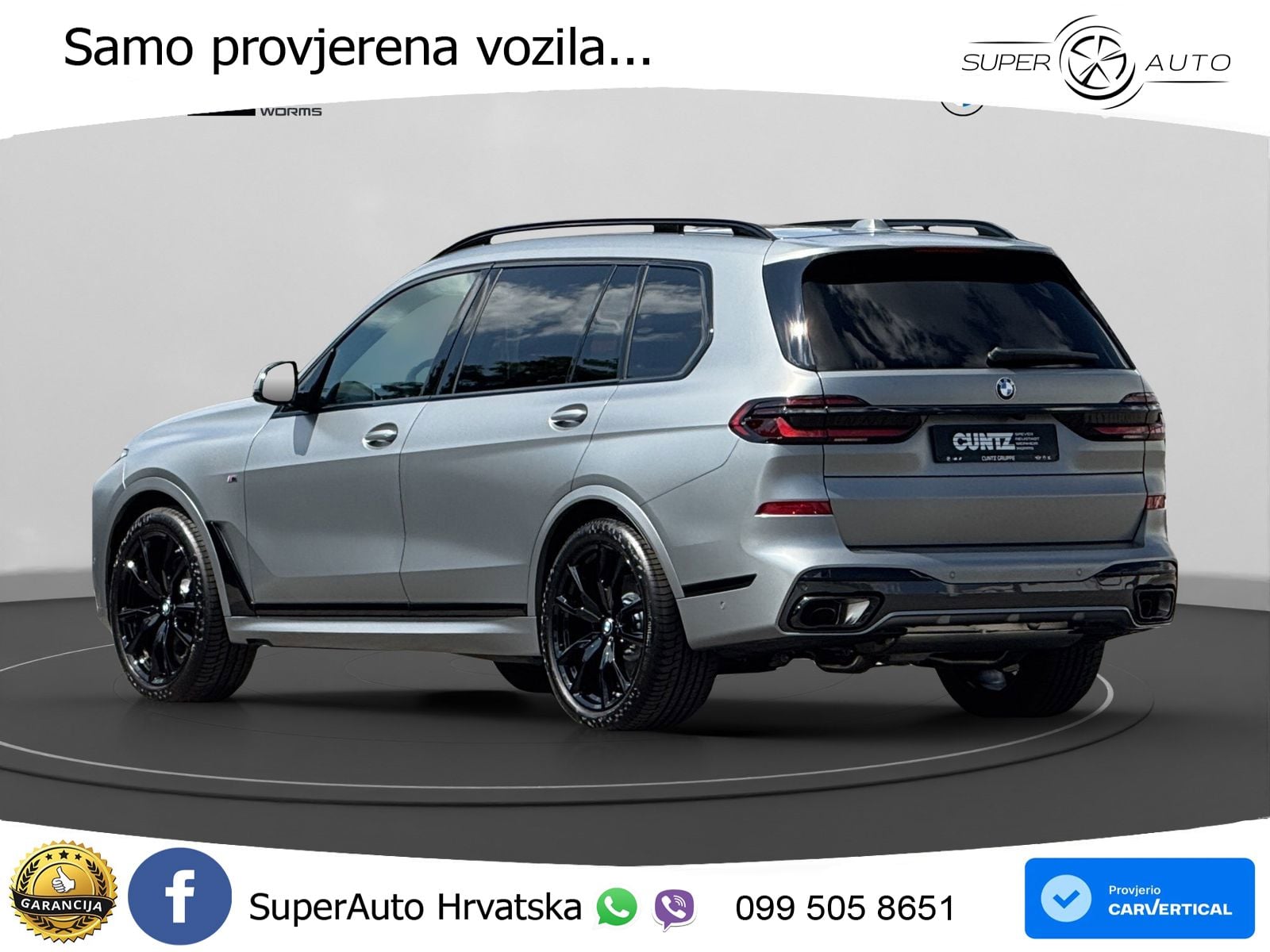 BMW X7 40d (352 KS) xDrive Steptronic M Sport ZRAČNI+ACC+GR SJED+KAM+PANO