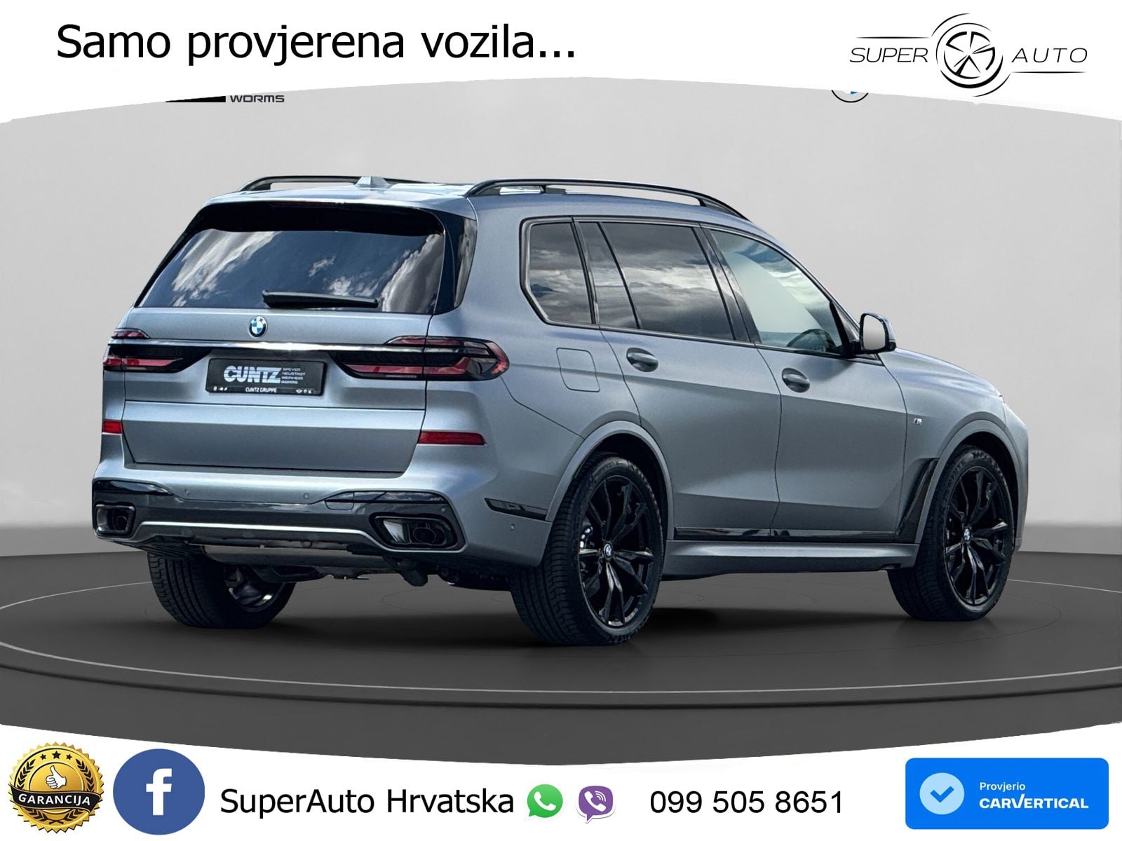 BMW X7 40d (352 KS) xDrive Steptronic M Sport ZRAČNI+ACC+GR SJED+KAM+PANO