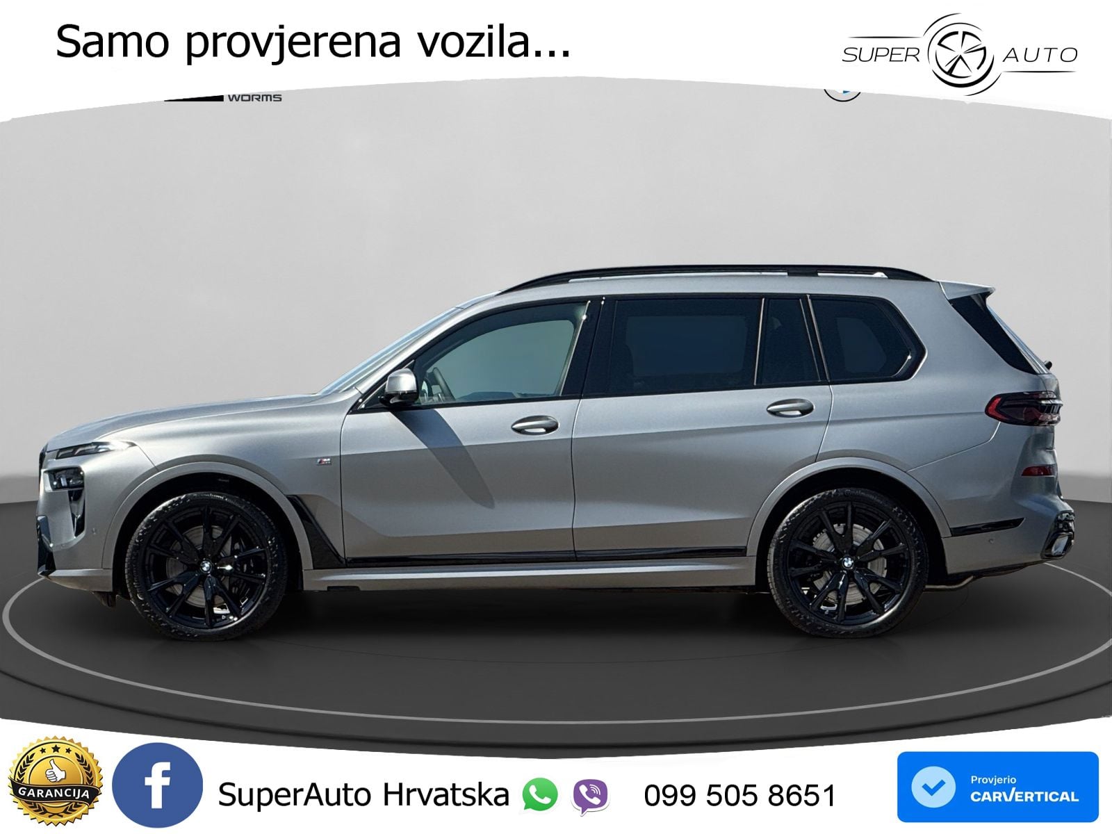 BMW X7 40d (352 KS) xDrive Steptronic M Sport ZRAČNI+ACC+GR SJED+KAM+PANO
