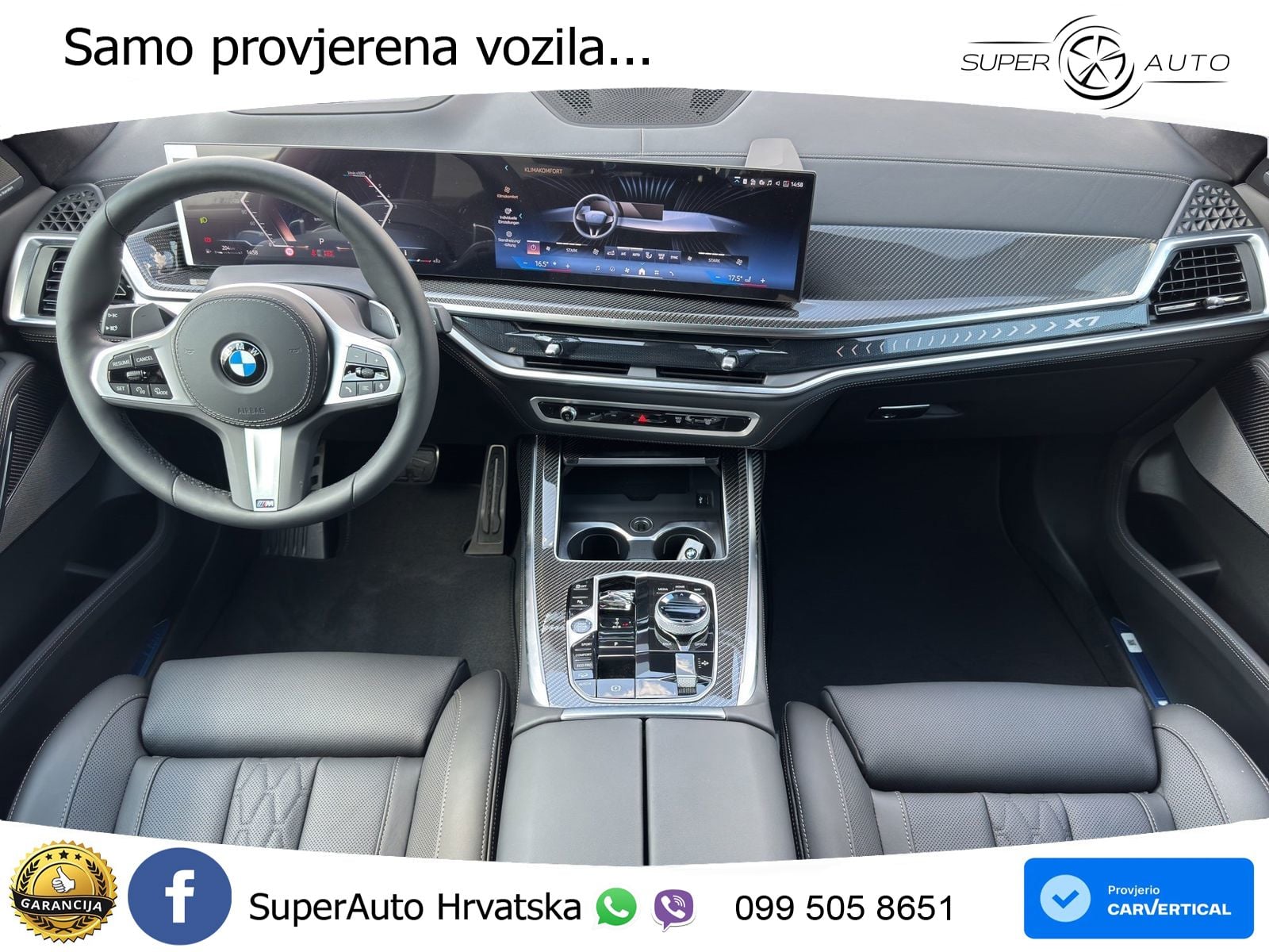 BMW X7 40d (352 KS) xDrive Steptronic M Sport ZRAČNI+ACC+GR SJED+KAM+PANO