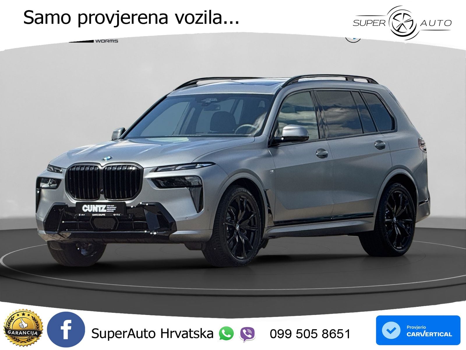 BMW X7 40d (352 KS) xDrive Steptronic M Sport ZRAČNI+ACC+GR SJED+KAM+PANO