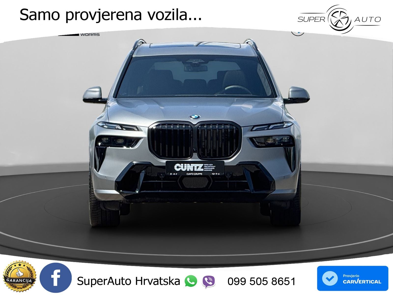 BMW X7 40d (352 KS) xDrive Steptronic M Sport ZRAČNI+ACC+GR SJED+KAM+PANO