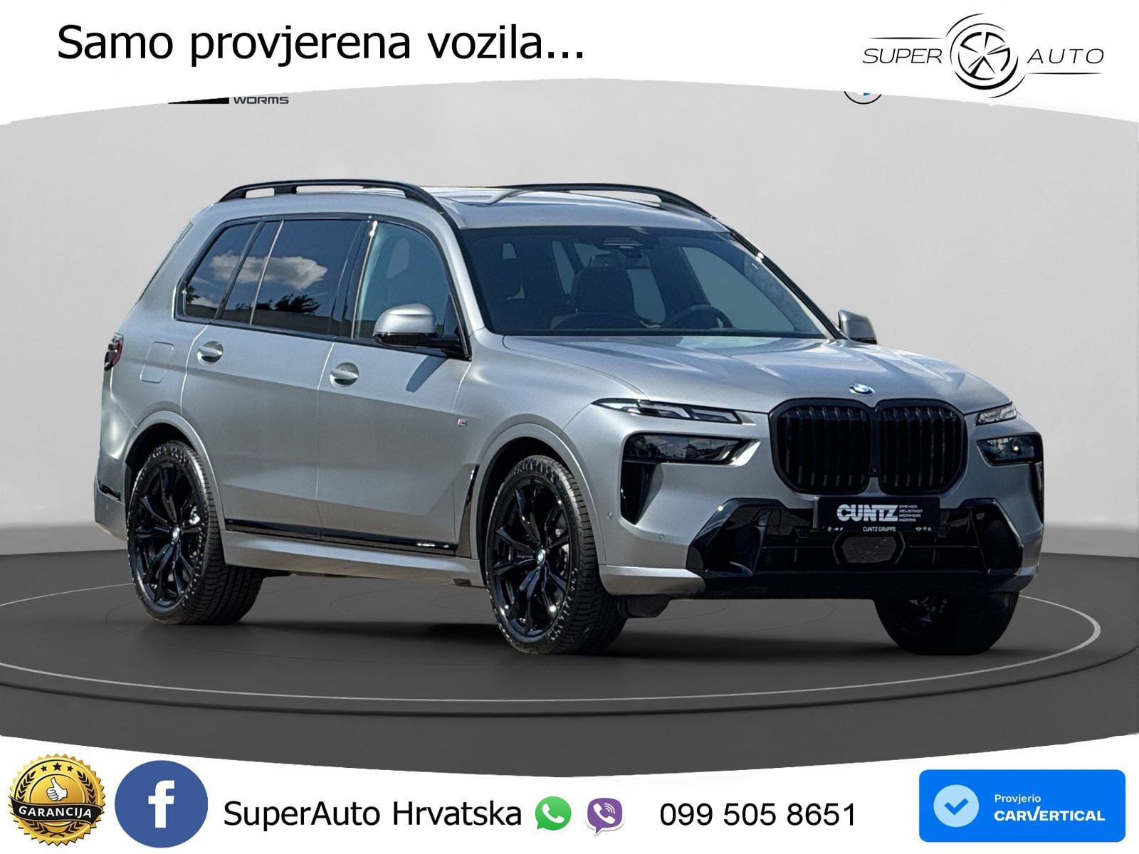 BMW X7 40d (352 KS) xDrive Steptronic M Sport ZRAČNI+ACC+GR SJED+KAM+PANO