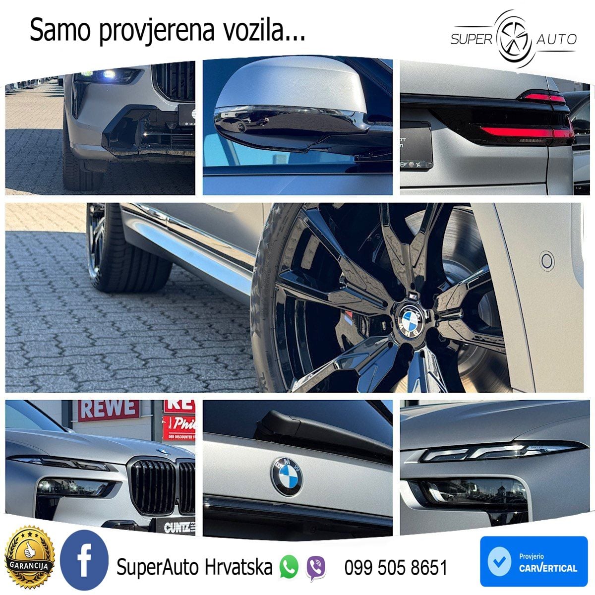 BMW X7 40d (352 KS) xDrive Steptronic M Sport ZRAČNI+ACC+GR SJED+KAM+PANO