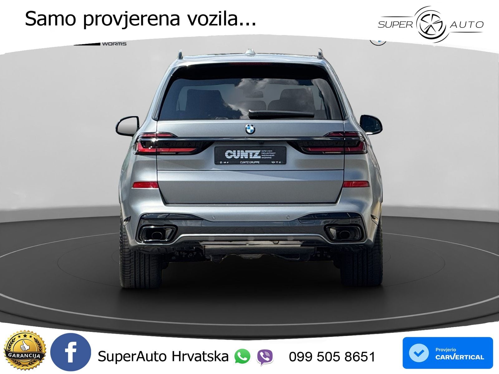 BMW X7 40d (352 KS) xDrive Steptronic M Sport ZRAČNI+ACC+GR SJED+KAM+PANO