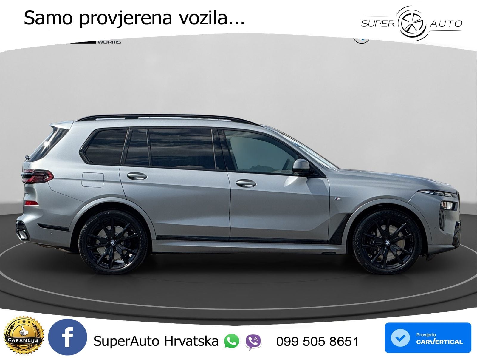BMW X7 40d (352 KS) xDrive Steptronic M Sport ZRAČNI+ACC+GR SJED+KAM+PANO