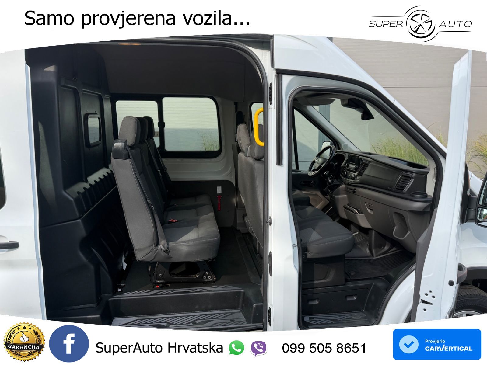 Ford Transit Kasten 350 L4 MIXTO 6 Sitze + Ladefläche 170 KS