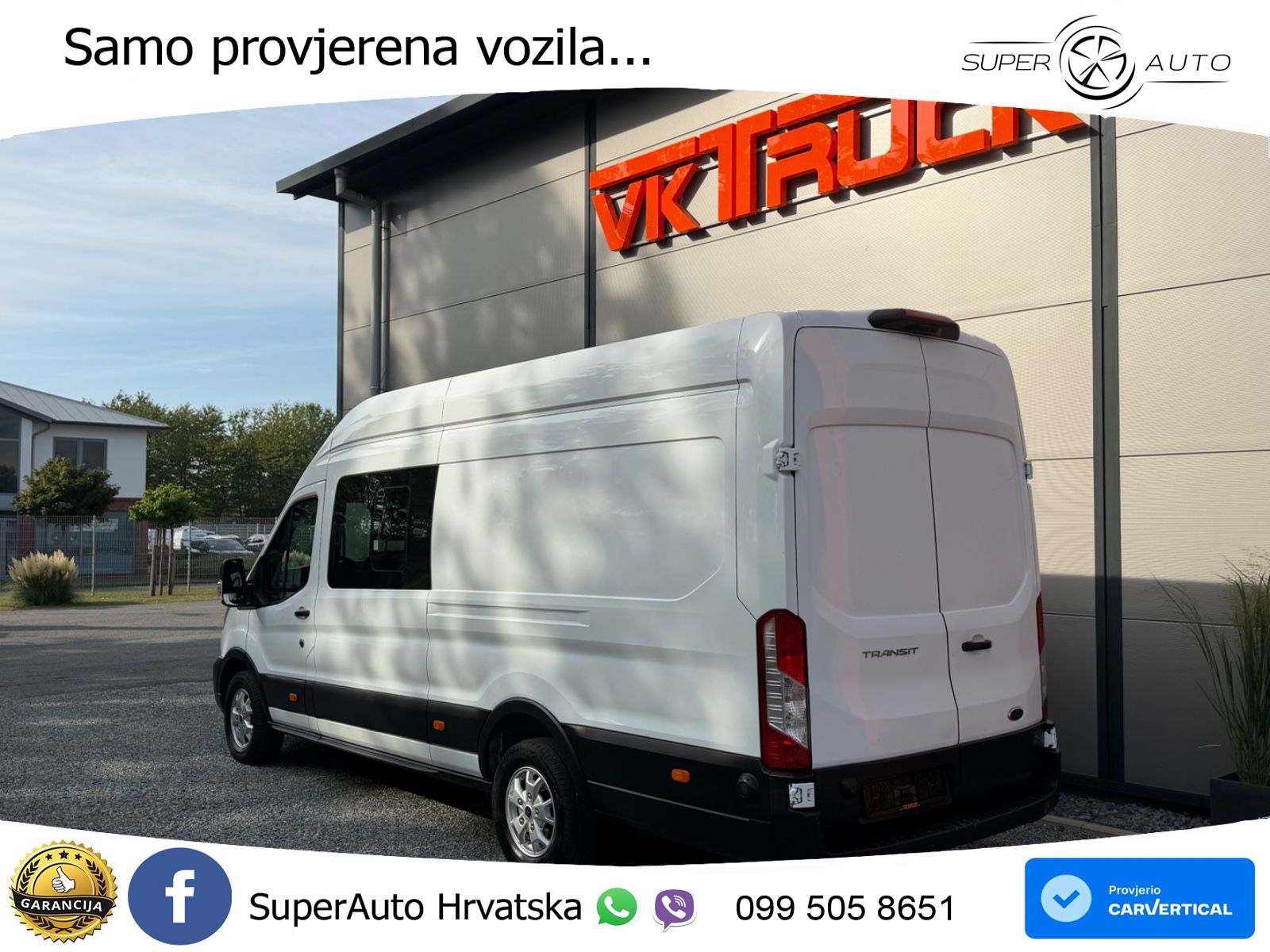Ford Transit Kasten 350 L4 MIXTO 6 Sitze + Ladefläche 170 KS