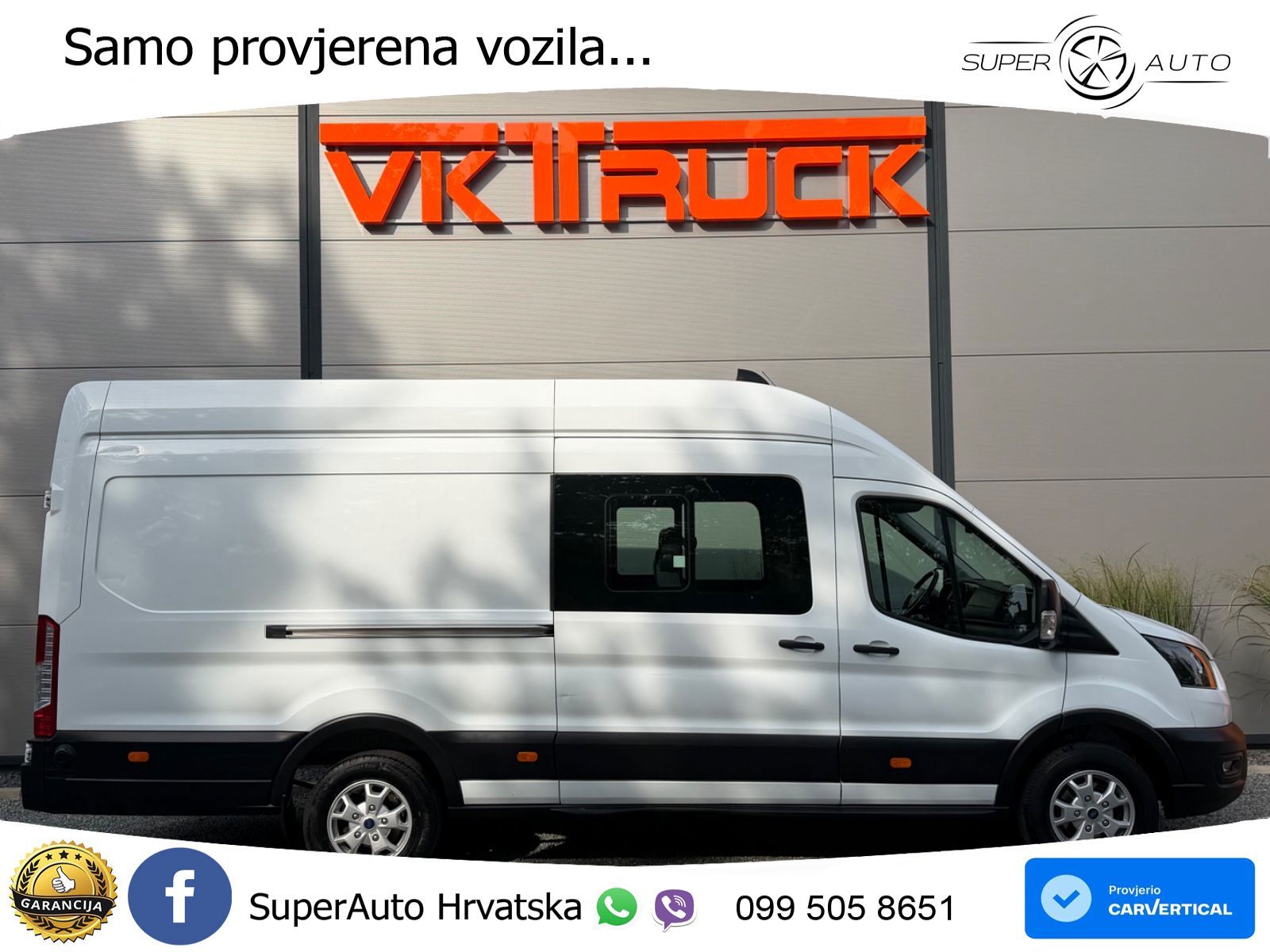 Ford Transit Kasten 350 L4 MIXTO 6 Sitze + Ladefläche 170 KS