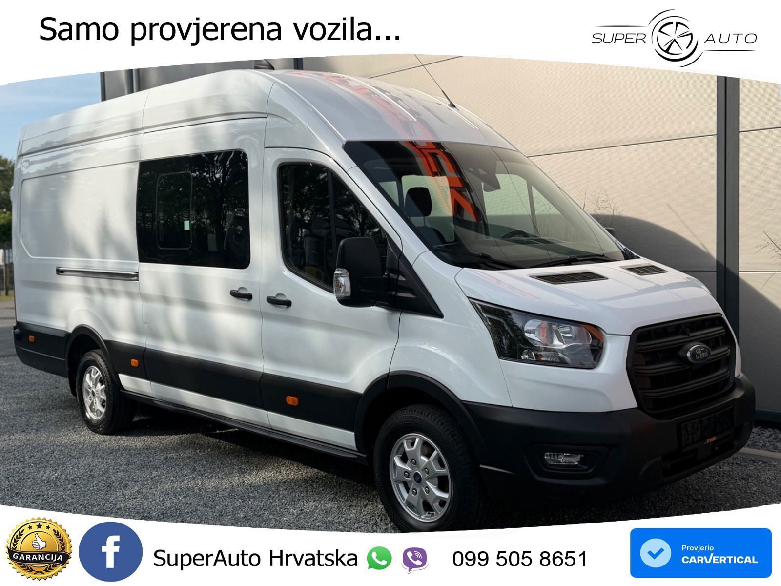 Ford Transit Kasten 350 L4 MIXTO 6 Sitze + Ladefläche 170 KS