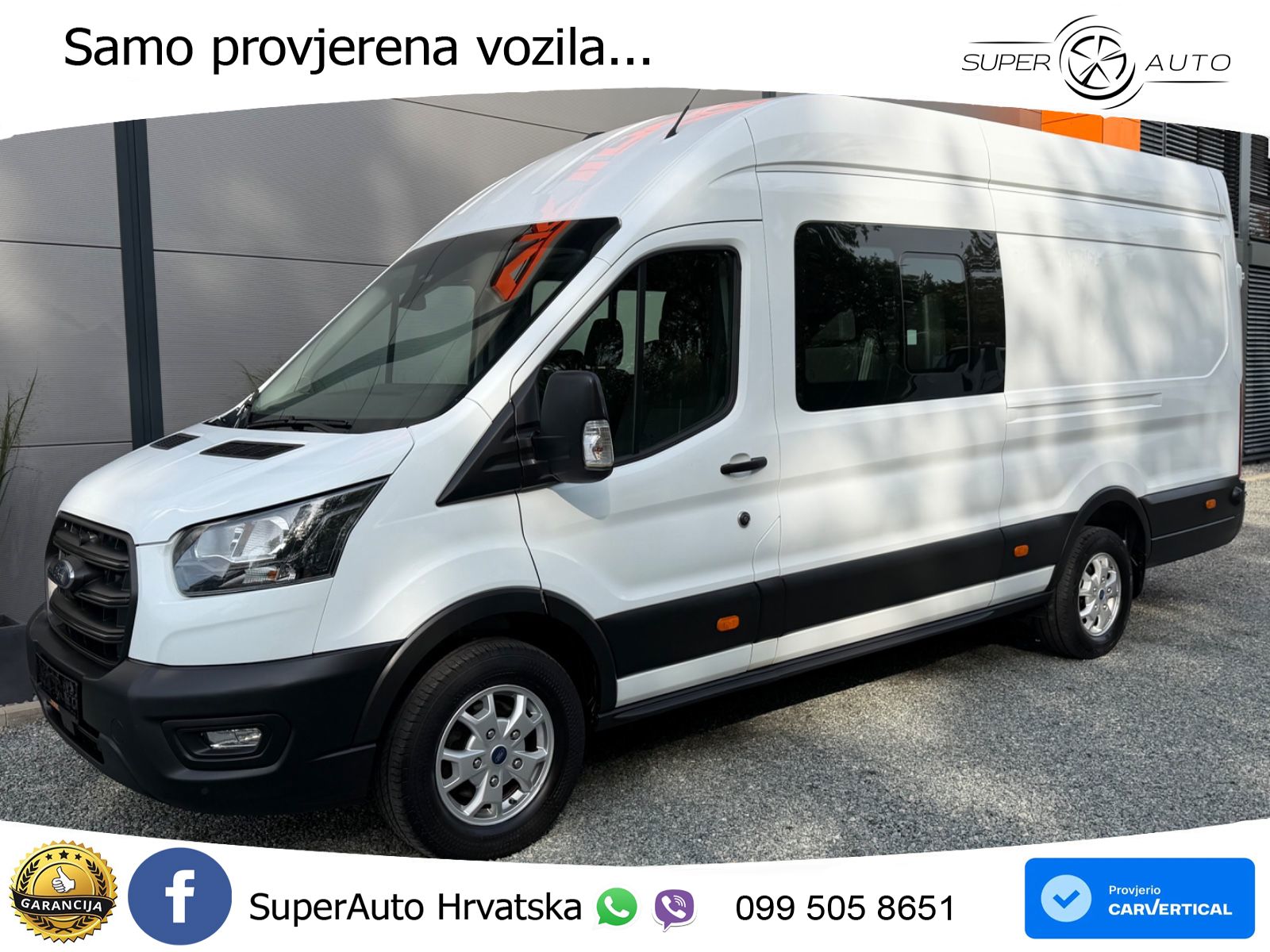 Ford Transit Kasten 350 L4 MIXTO 6 Sitze + Ladefläche 170 KS