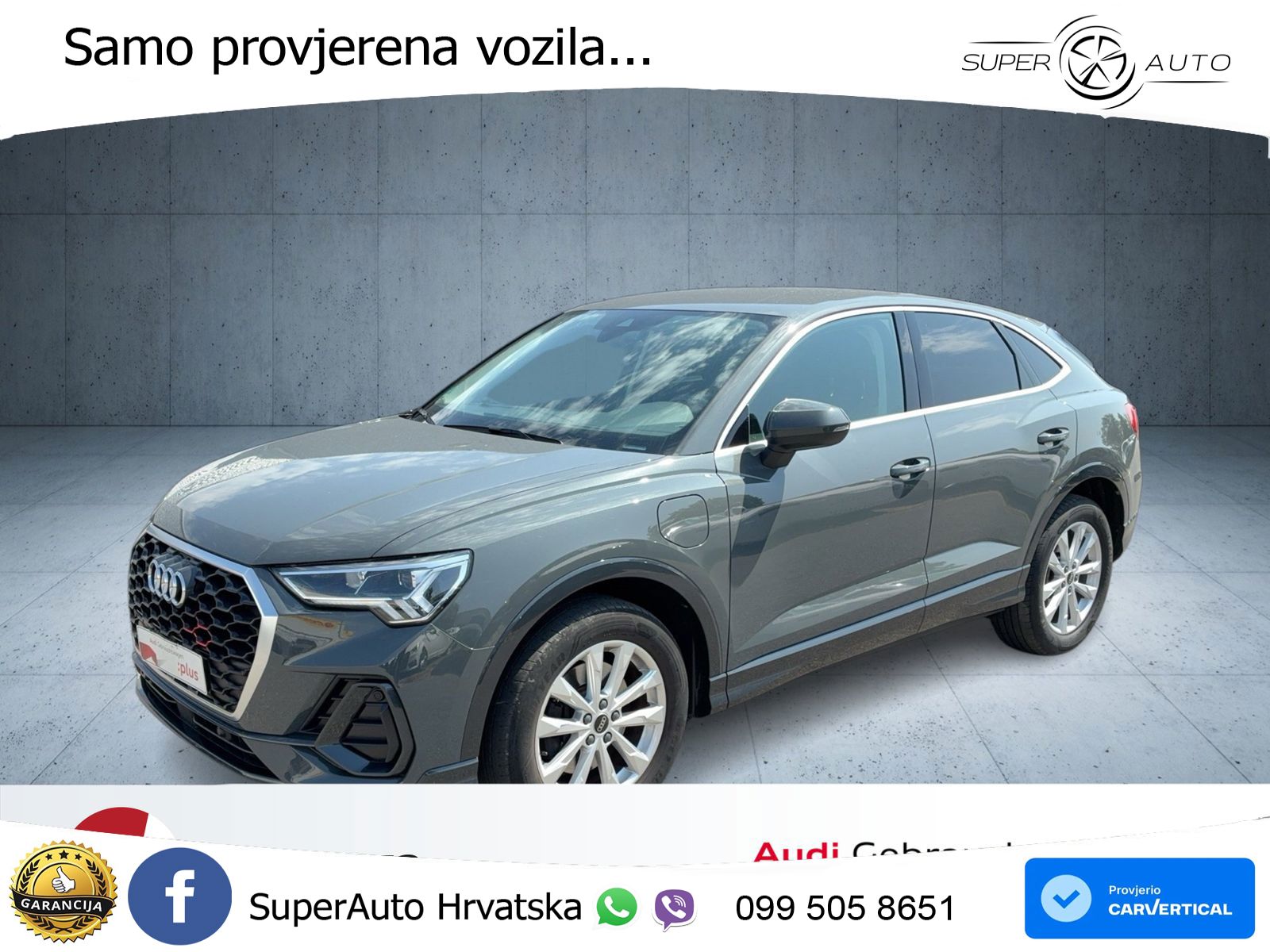 Audi Q3 Sportback 45 TFSIe (245 KS) S tronic LED+GR SJED+ACC