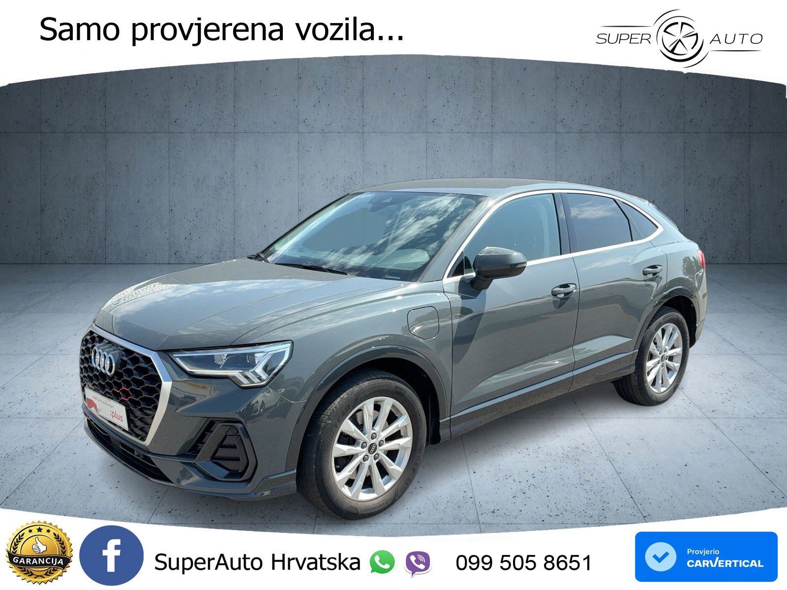 Audi Q3 Sportback 45 TFSIe (245 KS) S tronic LED+GR SJED+ACC