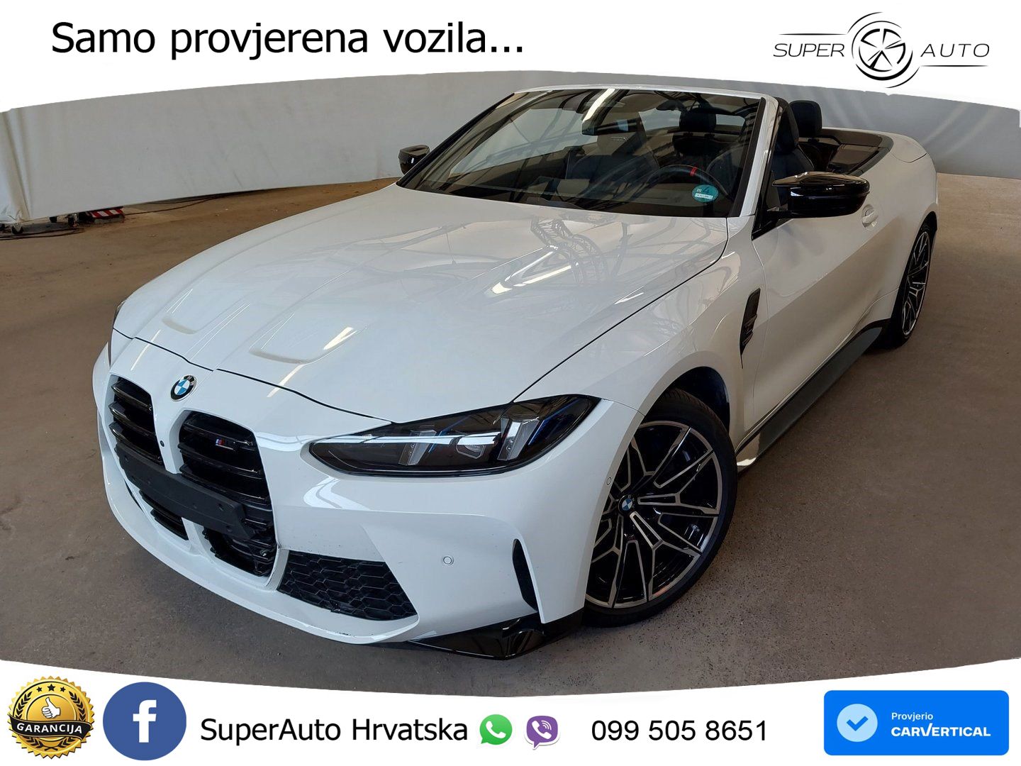 BMW M4 Convertible Competition 3.0 (530 KS) xDrive Steptronic M Sport LED+GR SJED+ACC