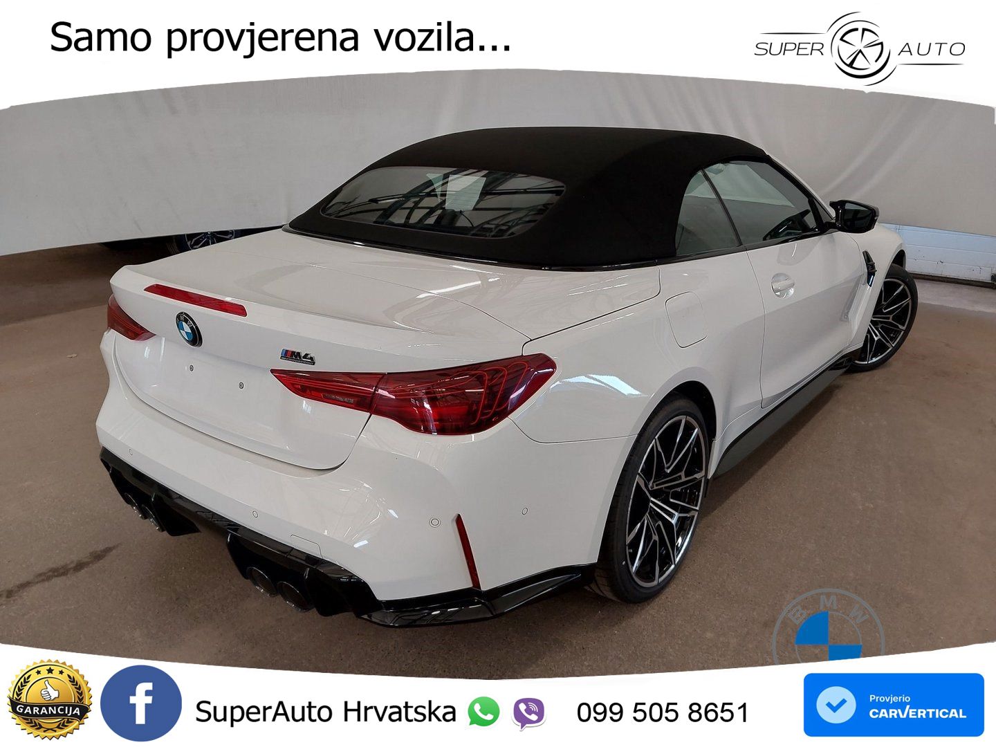 BMW M4 Convertible Competition 3.0 (530 KS) xDrive Steptronic M Sport LED+GR SJED+ACC
