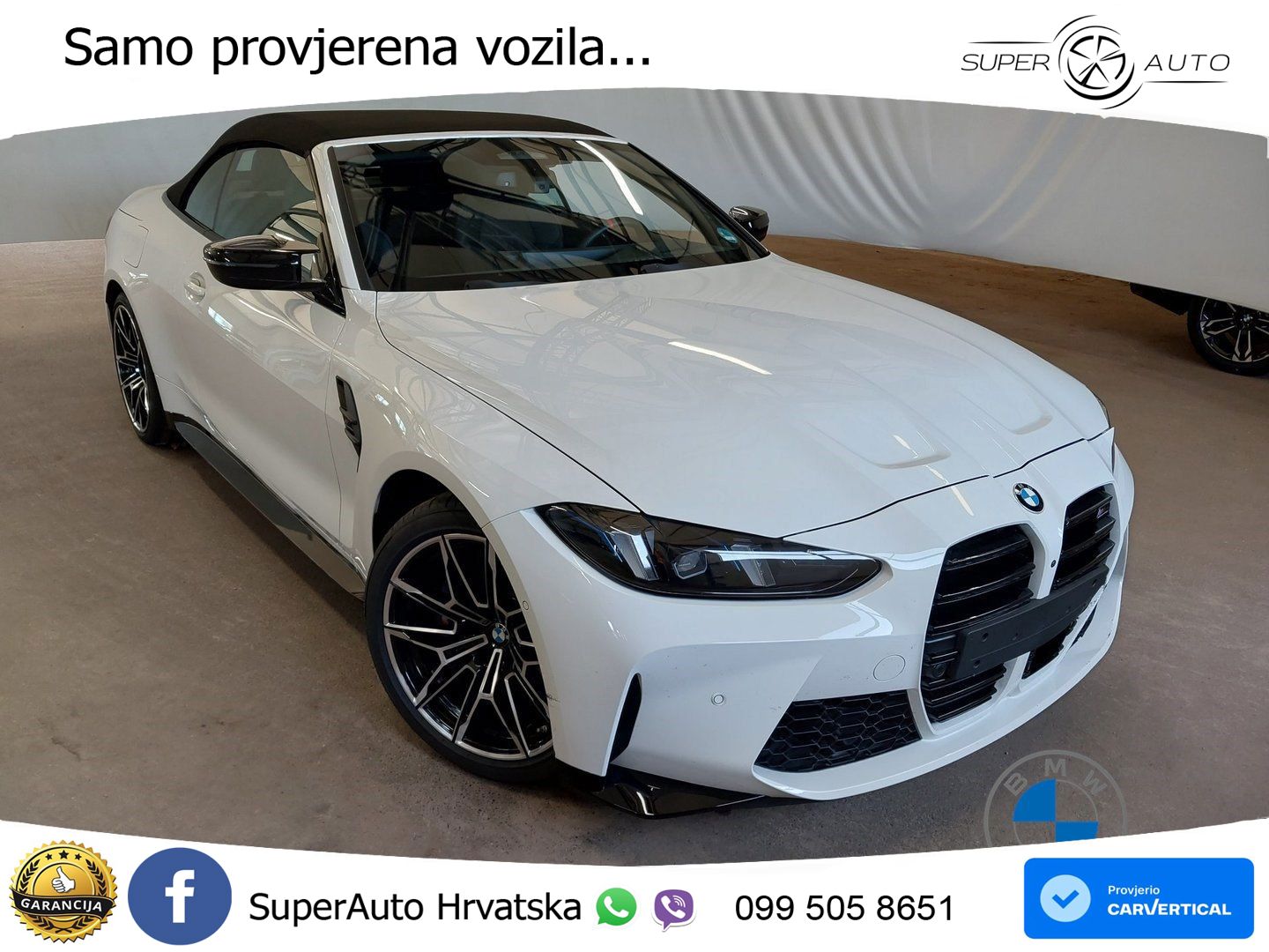 BMW M4 Convertible Competition 3.0 (530 KS) xDrive Steptronic M Sport LED+GR SJED+ACC