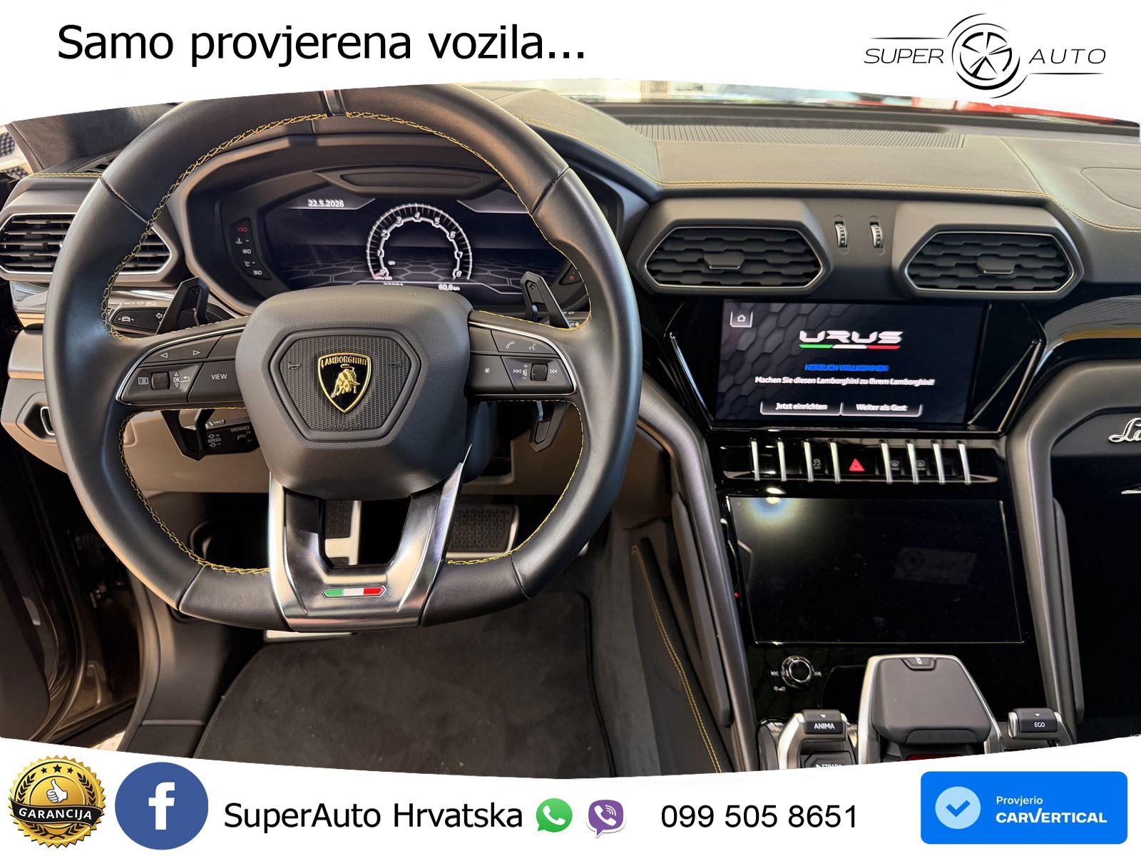 Lamborghini Urus 4.0 V8 (650 KS) 4WD Automatic ACC+HEAD+GR SJED+360+PANO