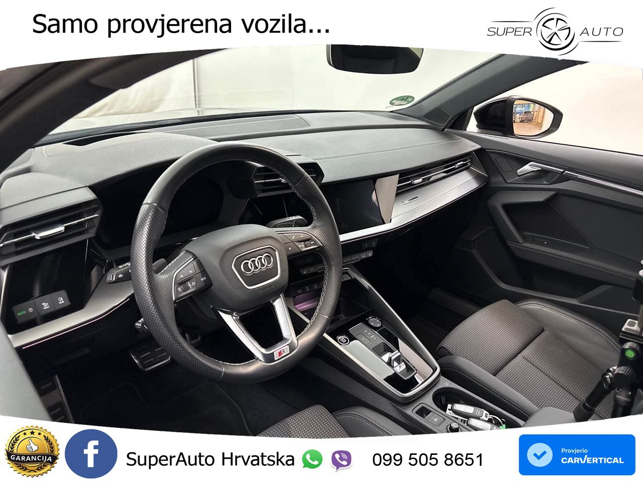 Audi A3 35 TDI (150 KS) S tronic S line MATRIX+GR SJED+KAM