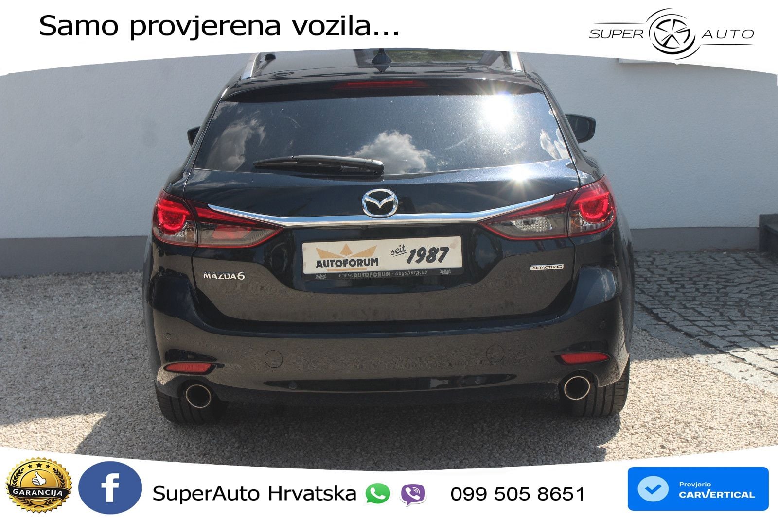Mazda 6 Sport Combi 2.0 SKYACTIV-G (165 KS) SKYACTIV-Drive LED+GR SJED+ACC