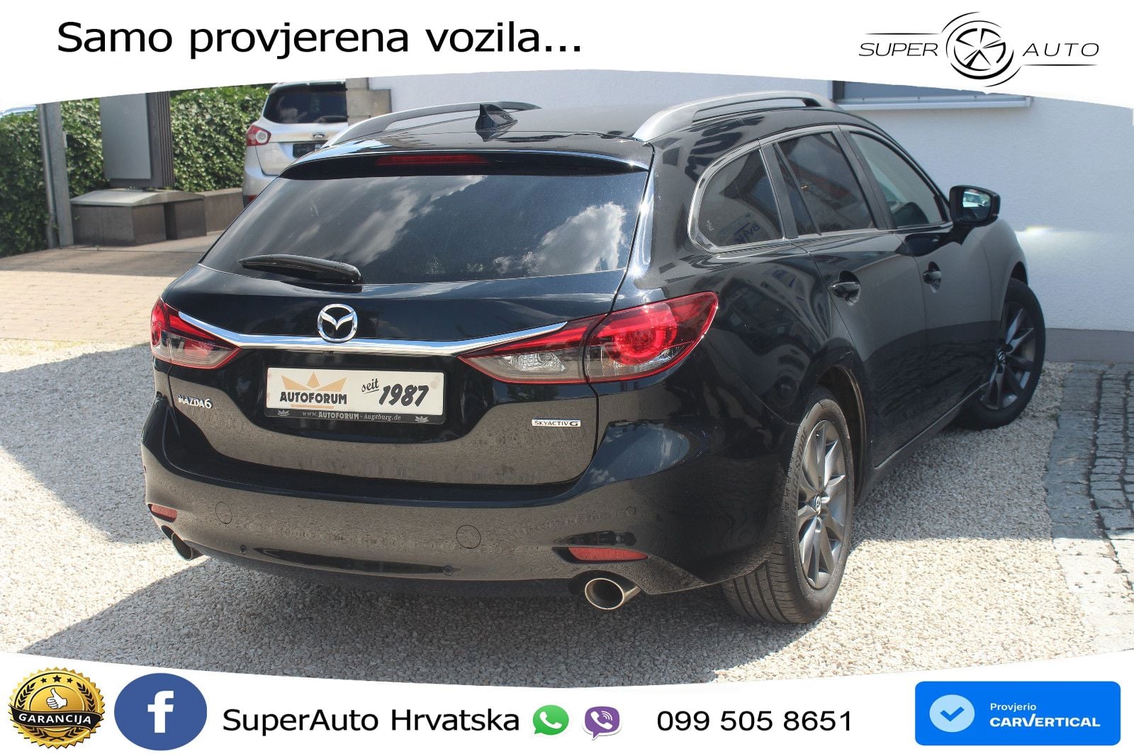 Mazda 6 Sport Combi 2.0 SKYACTIV-G (165 KS) SKYACTIV-Drive LED+GR SJED+ACC