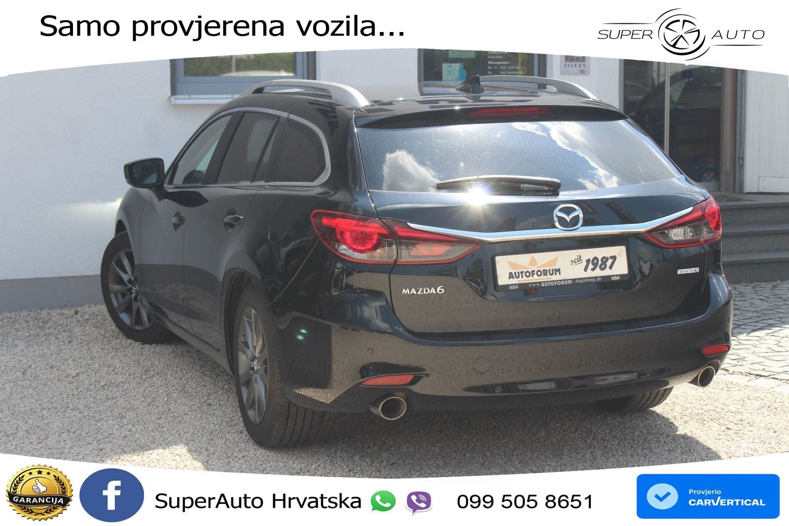 Mazda 6 Sport Combi 2.0 SKYACTIV-G (165 KS) SKYACTIV-Drive LED+GR SJED+ACC