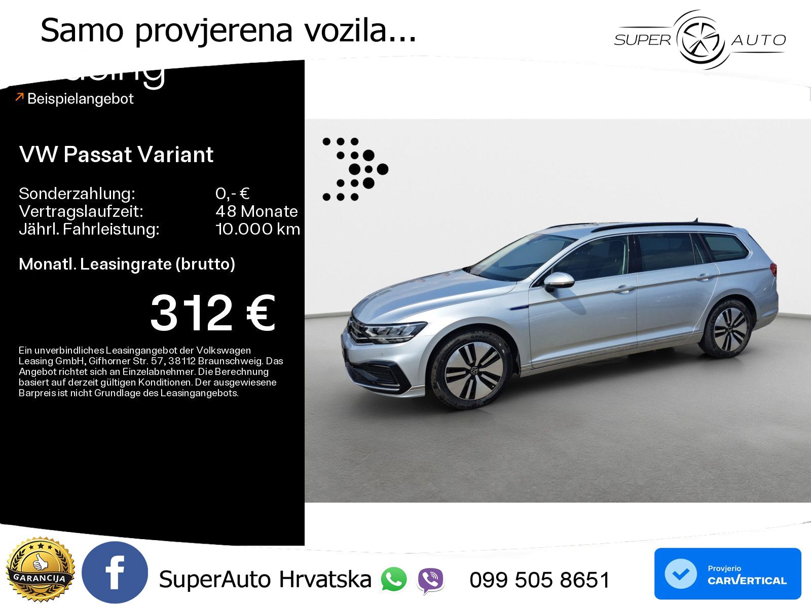 Volkswagen Passat Variant GTE 1.4 TSI (218 KS) DSG LED+GR SJED+ACC