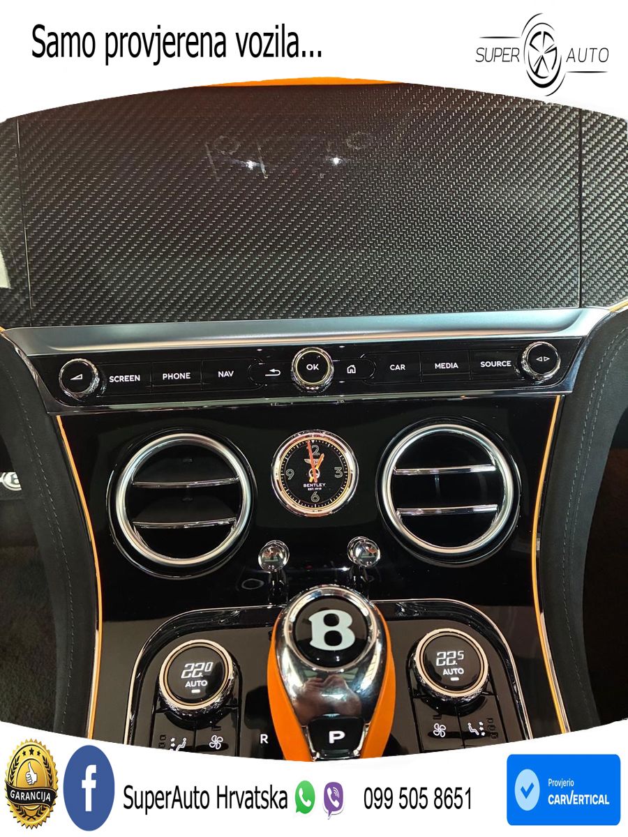 Bentley Continental GT III Speed 6.0 TSI W12 (659 KS) AWD DCT ZRAČNI+ACC+GR SJED+KAM+PANO