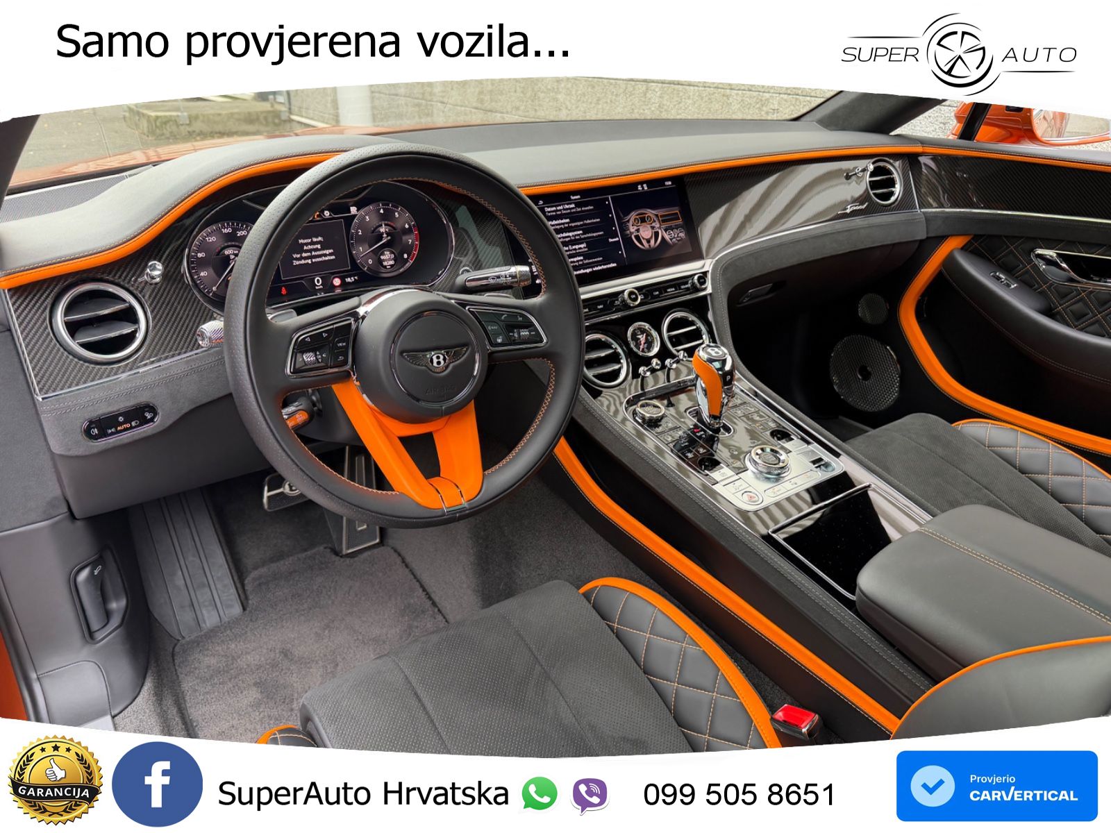 Bentley Continental GT III Speed 6.0 TSI W12 (659 KS) AWD DCT ZRAČNI+ACC+GR SJED+KAM+PANO