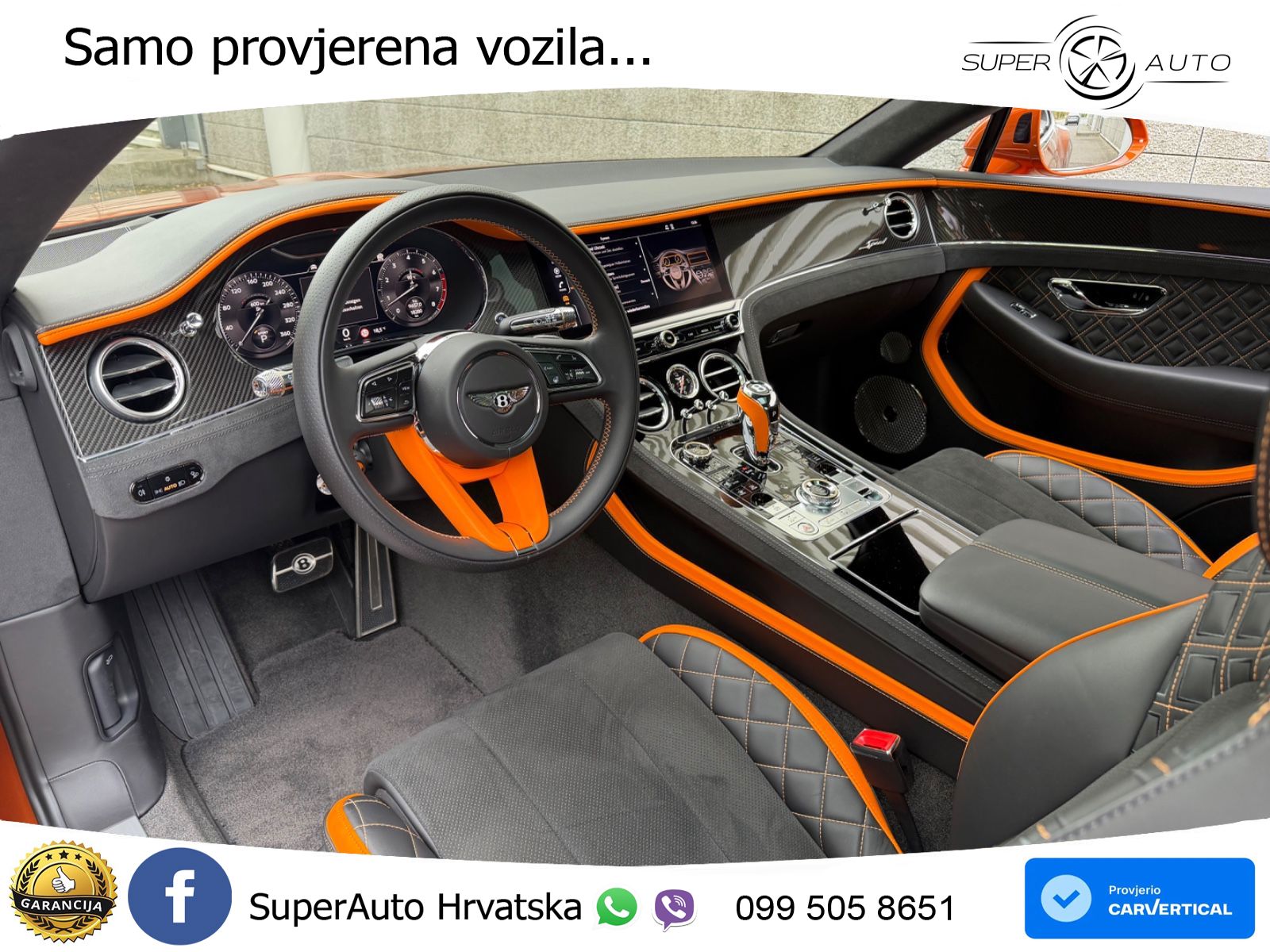 Bentley Continental GT III Speed 6.0 TSI W12 (659 KS) AWD DCT ZRAČNI+ACC+GR SJED+KAM+PANO