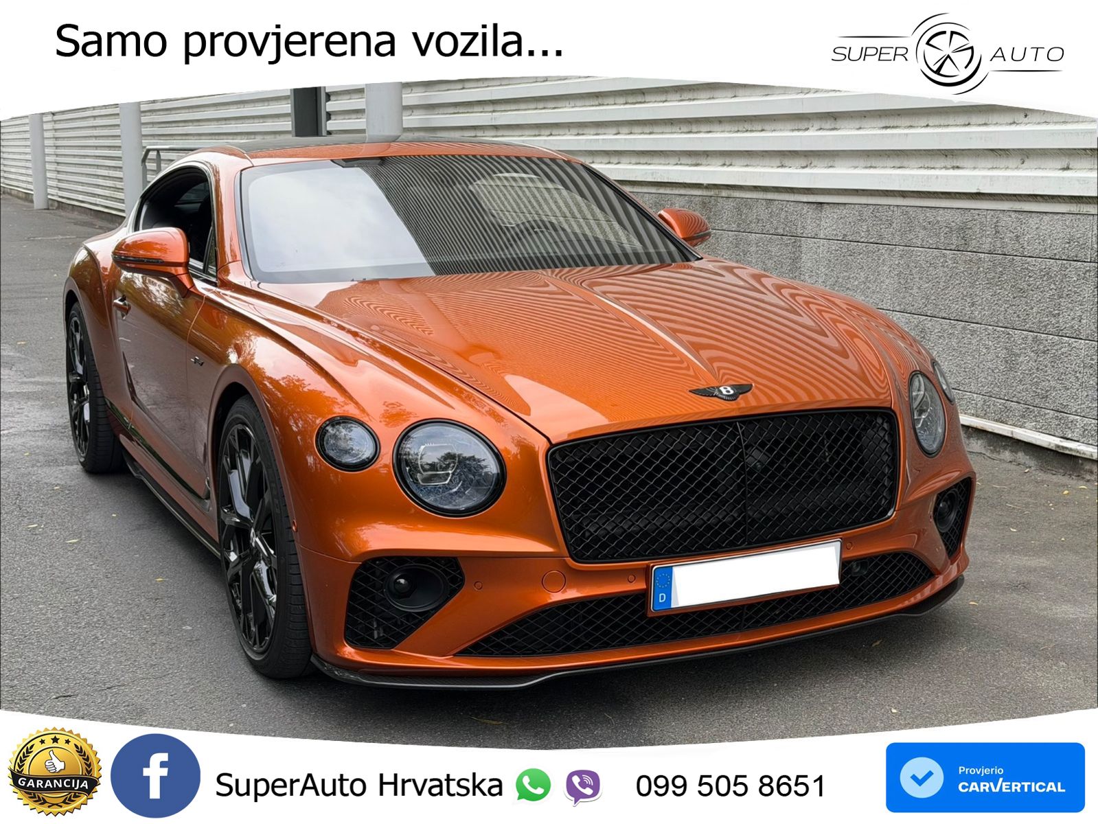 Bentley Continental GT III Speed 6.0 TSI W12 (659 KS) AWD DCT ZRAČNI+ACC+GR SJED+KAM+PANO