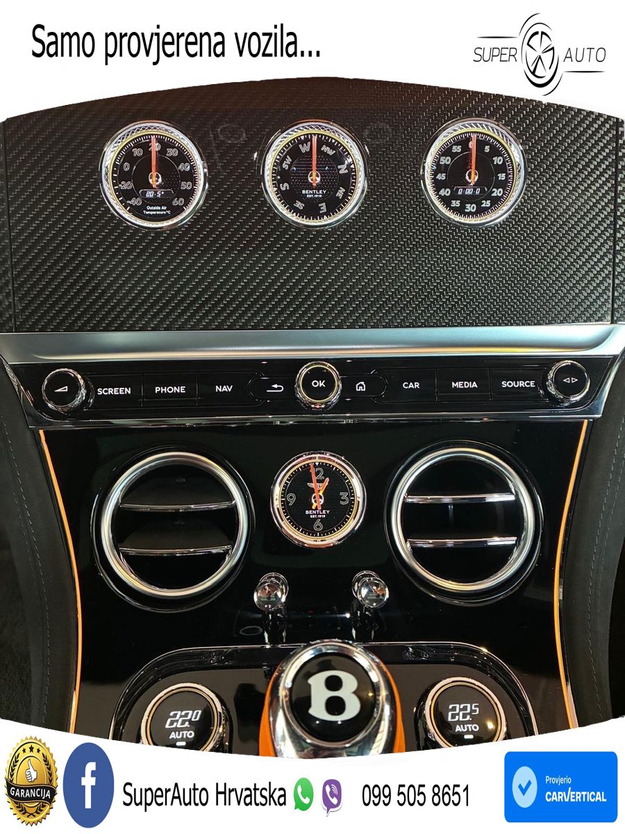 Bentley Continental GT III Speed 6.0 TSI W12 (659 KS) AWD DCT ZRAČNI+ACC+GR SJED+KAM+PANO