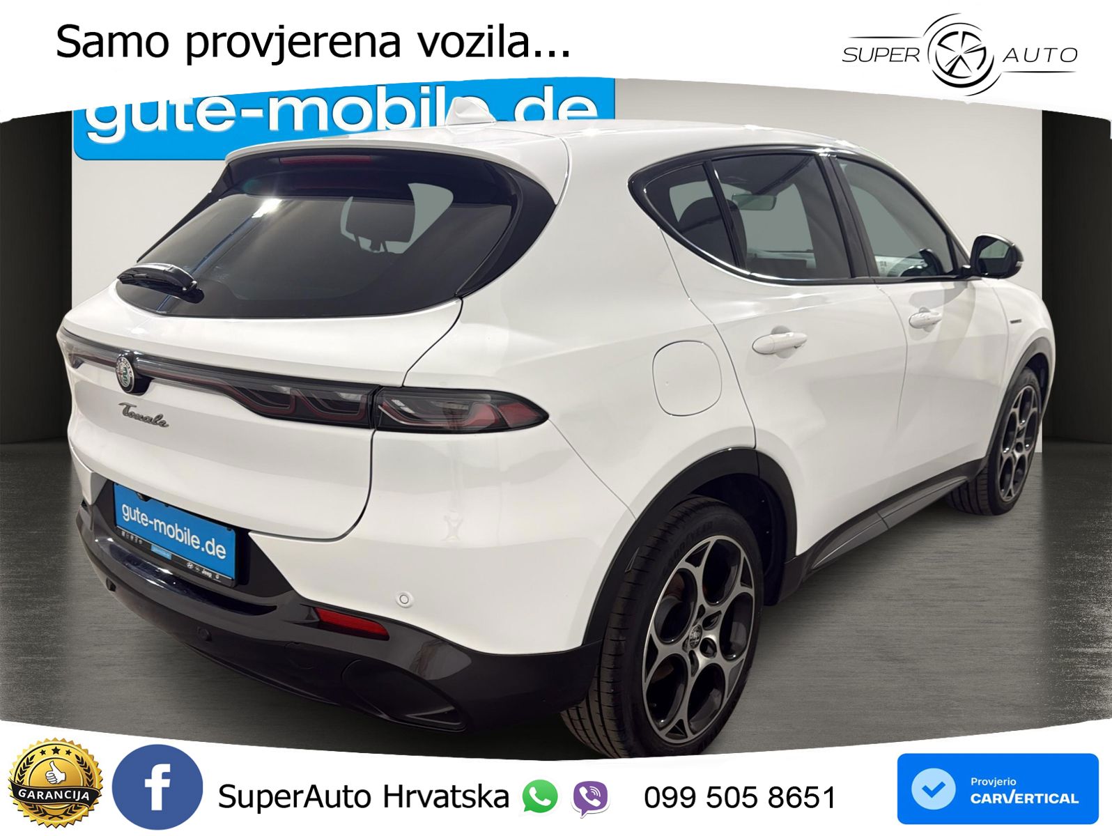 Alfa Romeo Tonale 1.5 VGT (160 KS) 48V-Hybrid TCT LED+GR SJED+ACC