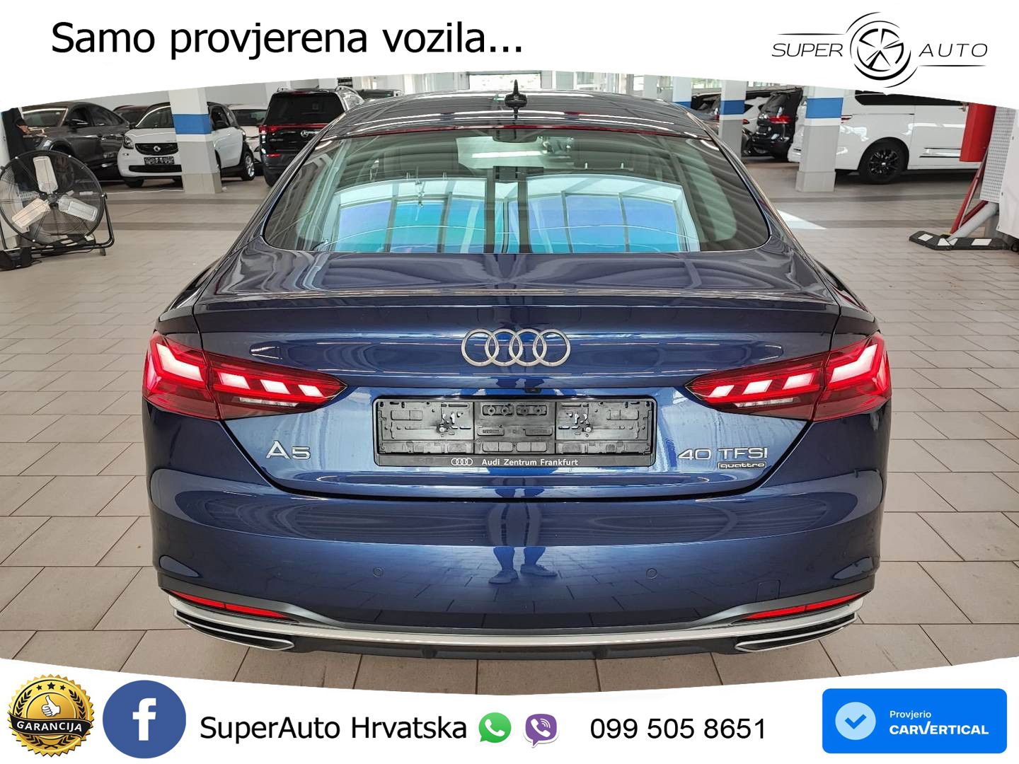 Audi A5 Sportback  40 TFSI (204 KS) quattro S tronic advanced LED+GR SJED+ACC