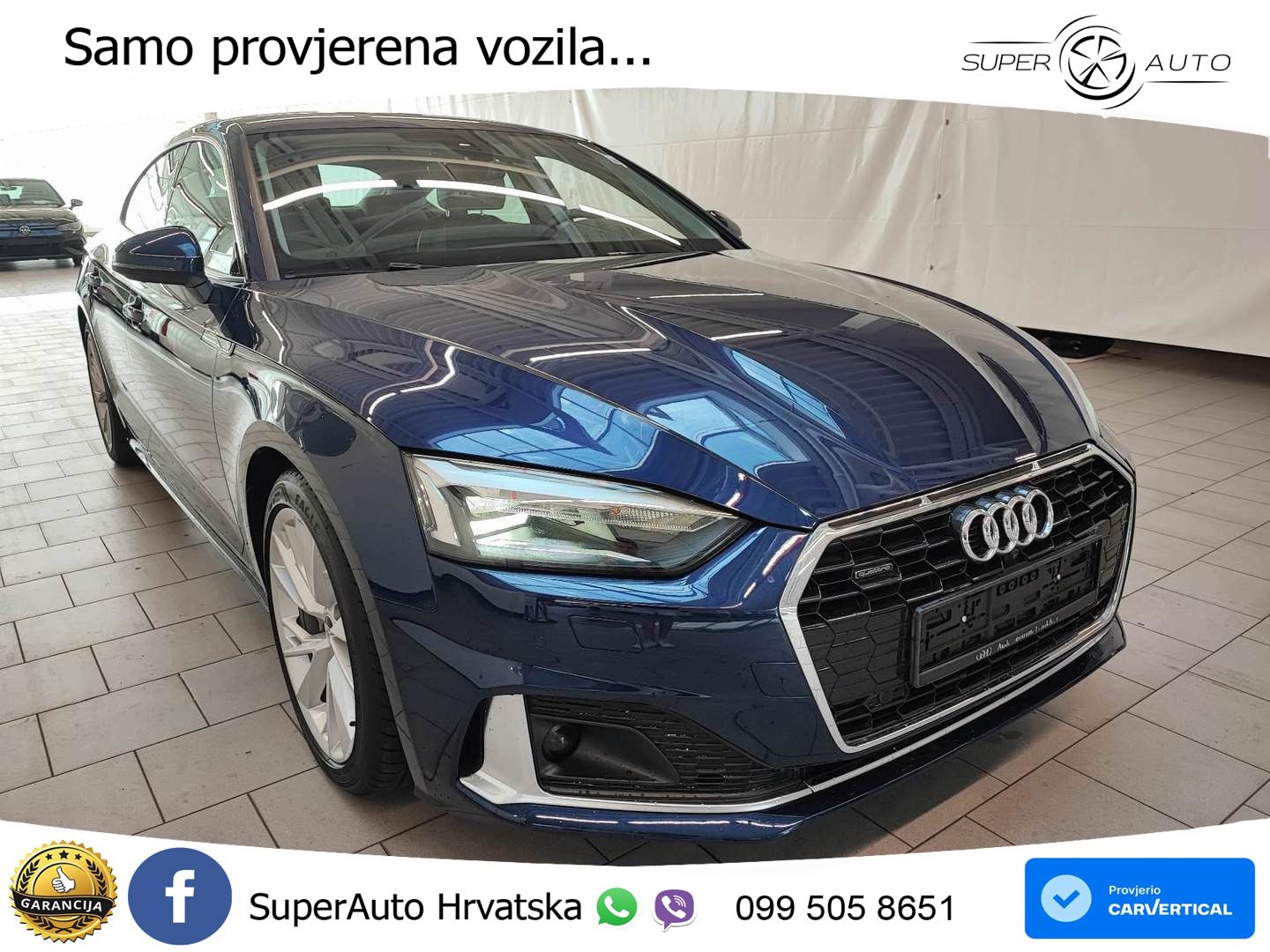 Audi A5 Sportback  40 TFSI (204 KS) quattro S tronic advanced LED+GR SJED+ACC