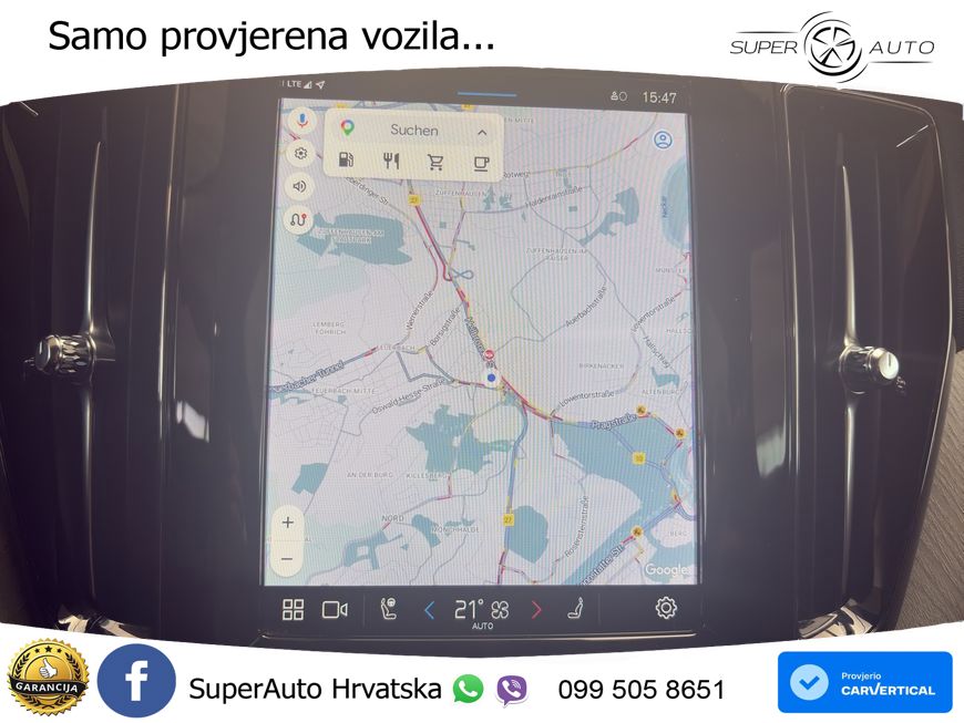Volvo XC60 B5 Benzin AWD Geartronic ZRAČNI+ACC+GR SJED+KAM+PANO