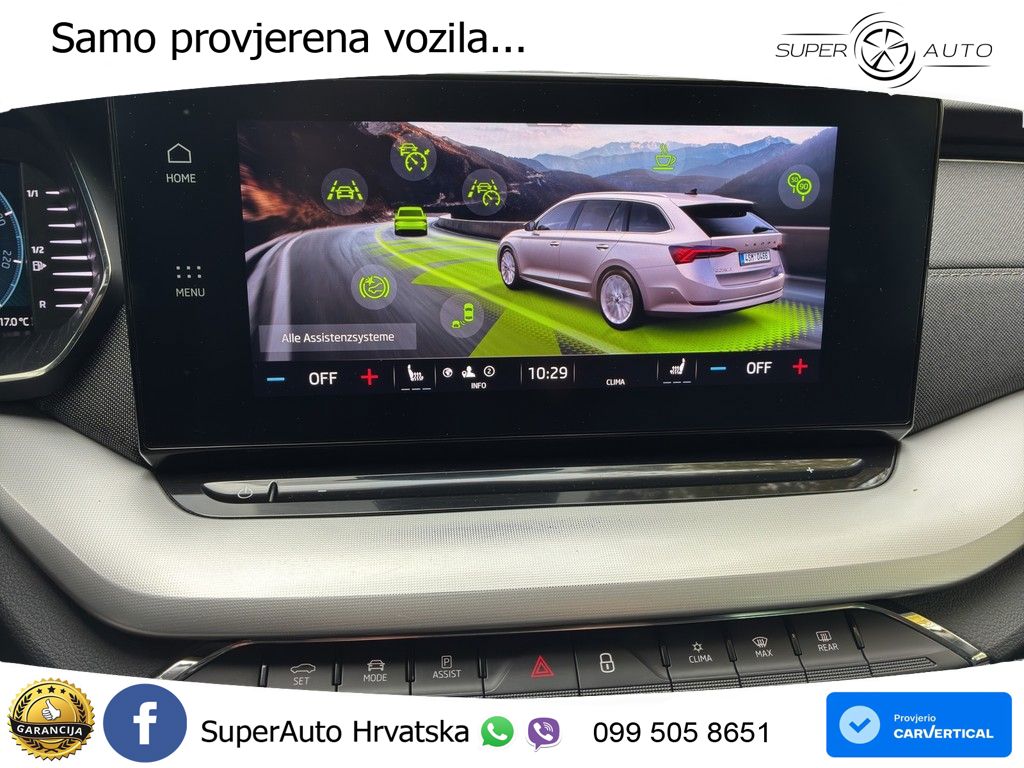 Škoda Octavia Combi 2.0 TDI (150 KS) DSG MATRIX+GR SJED+KAM