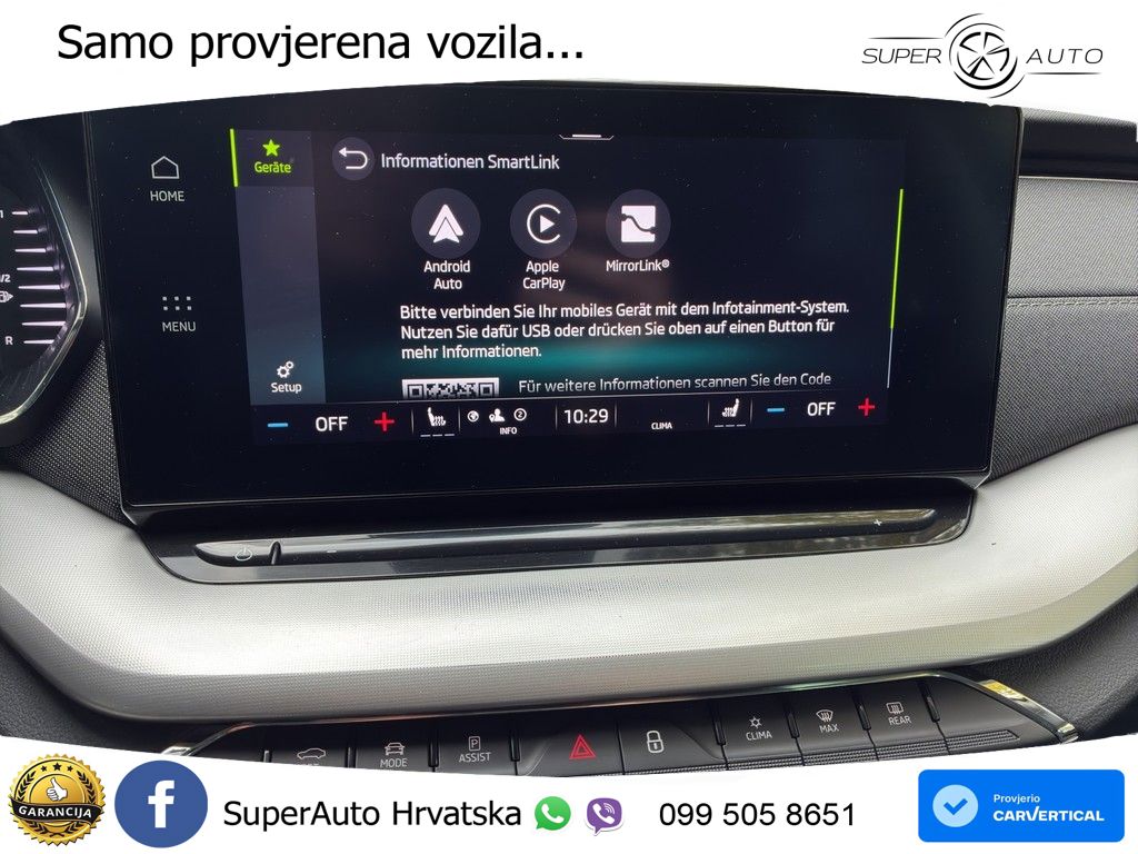 Škoda Octavia Combi 2.0 TDI (150 KS) DSG MATRIX+GR SJED+KAM