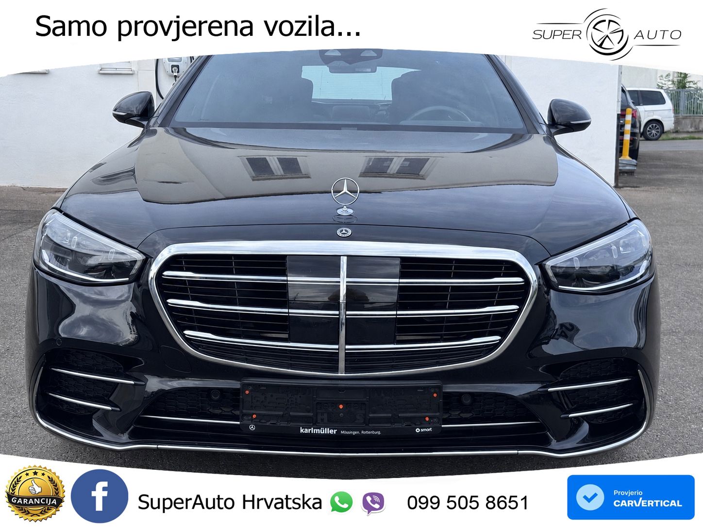 Mercedes S 450d (367 KS) EQ Boost 4MATIC 9G-TRONIC AMG LED+GR SJED+ACC