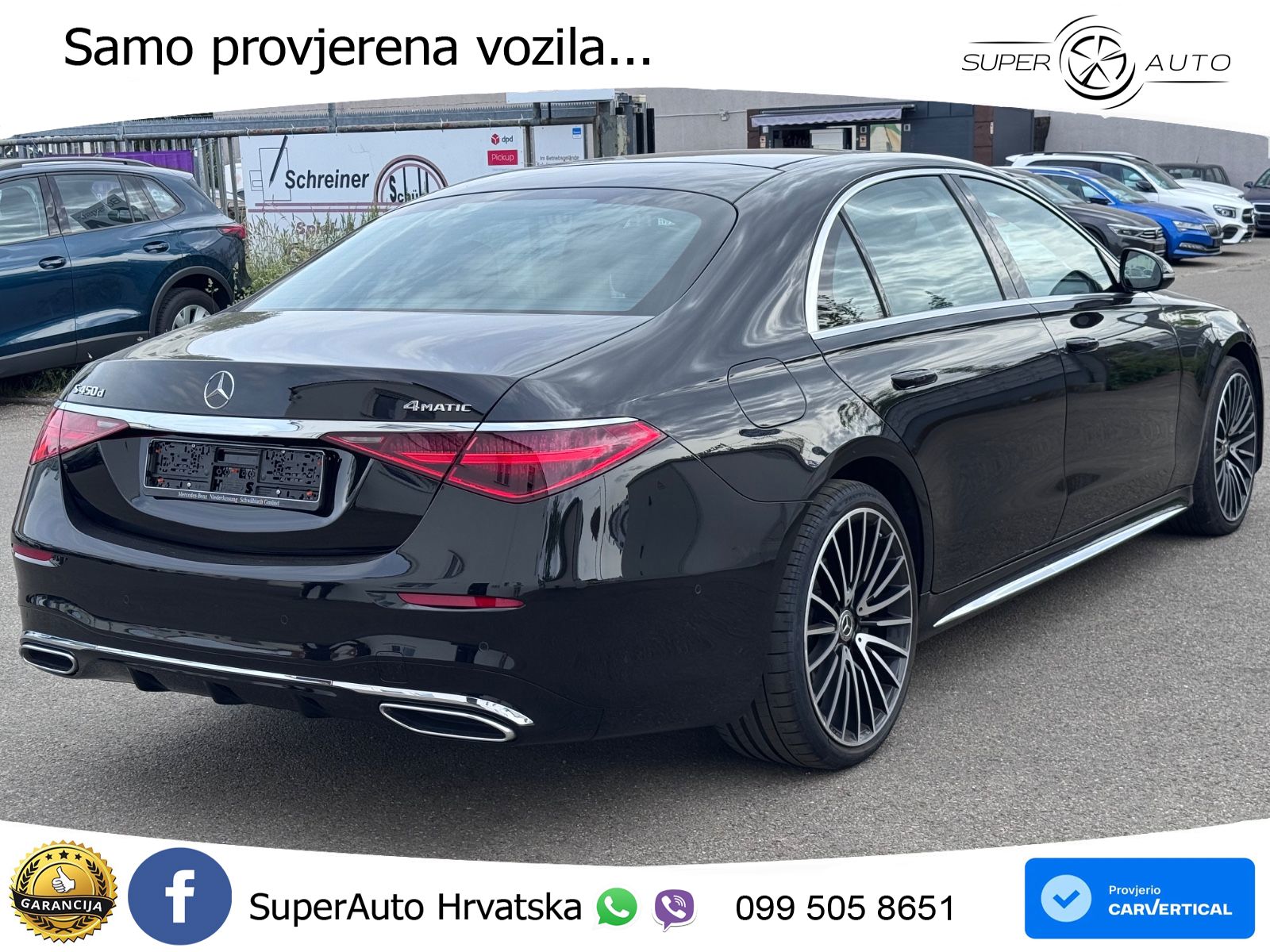 Mercedes S 450d (367 KS) EQ Boost 4MATIC 9G-TRONIC AMG LED+GR SJED+ACC