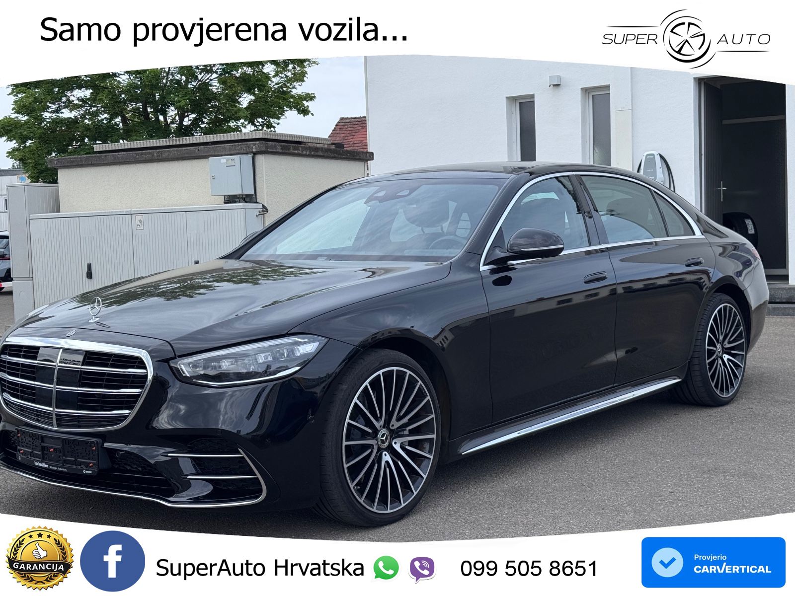 Mercedes S 450d (367 KS) EQ Boost 4MATIC 9G-TRONIC AMG LED+GR SJED+ACC
